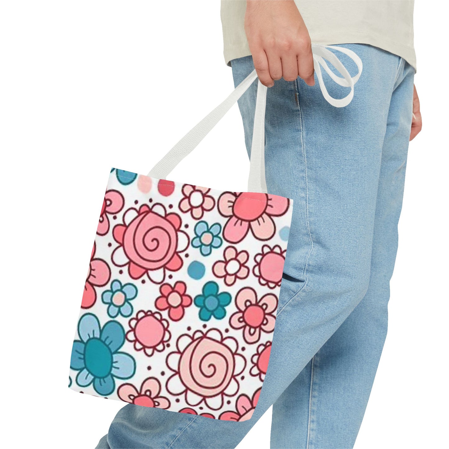 Pink Floral All Over Print BRAND NEW Purse - Pocketbook - Travel Tote Bag