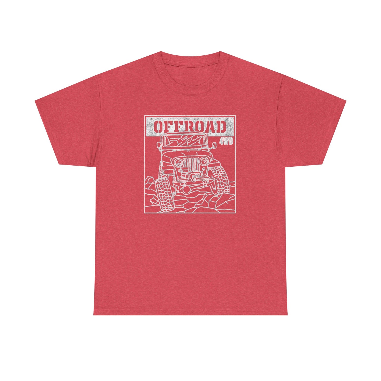 Offroad 4wd Retro Trailboss Graphic T Shirt NEW Unisex Heavy Cotton Tee