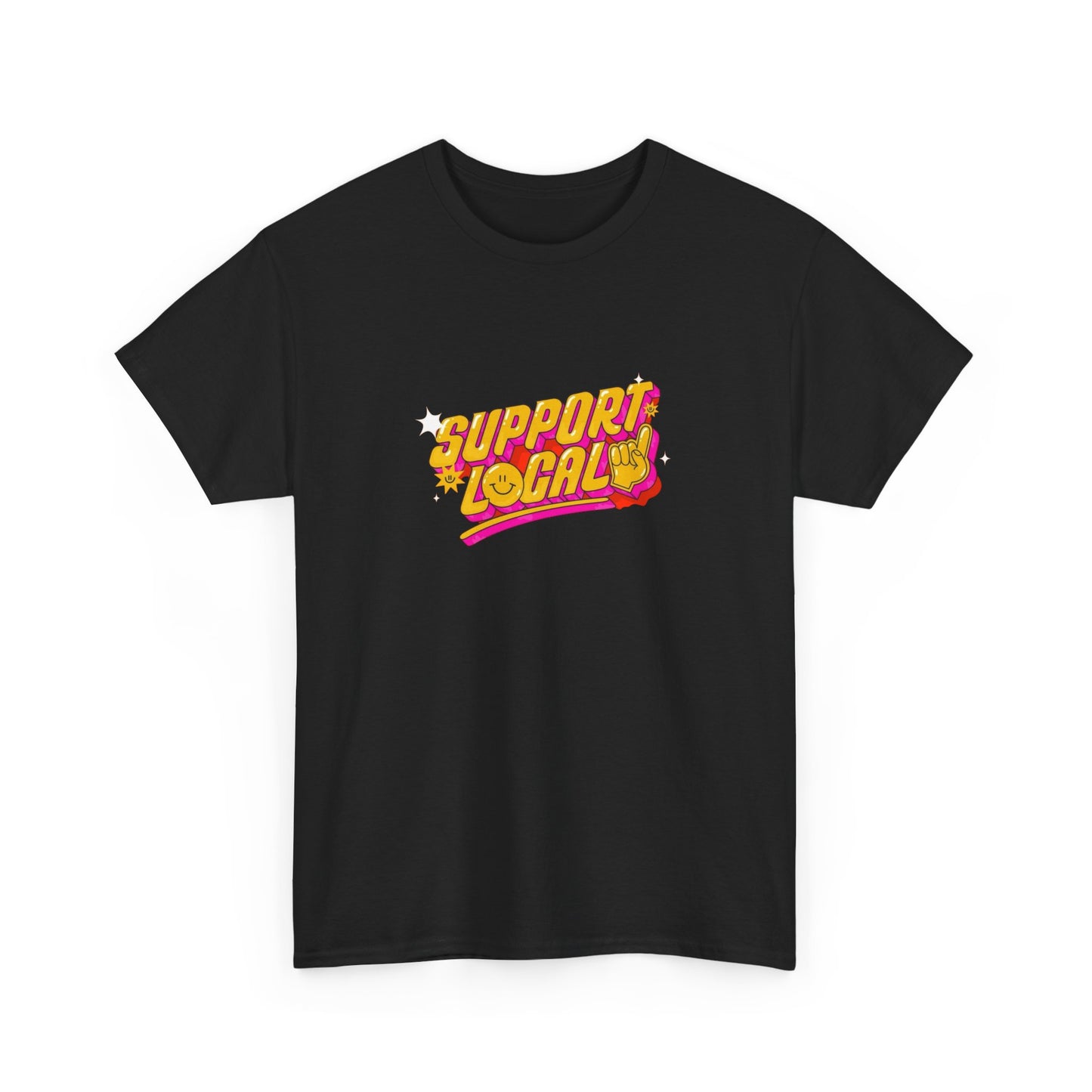 Support Local Graphic T-Shirt Brand New Unisex Heavy Cotton Tee