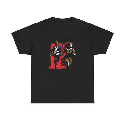 Chainsaw Monsters Horror Graphic T Shirt Unisex Heavy Cotton Tee