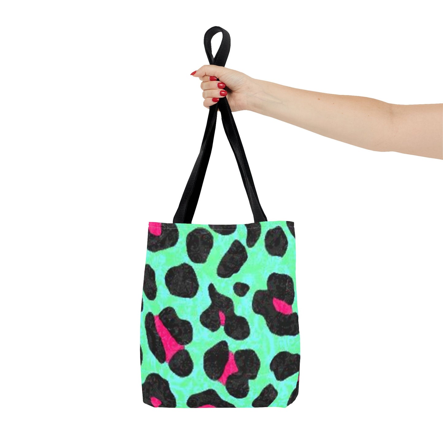 Green And Pink Cheetah Print BRAND NEW Purse, Pocketbook,Travel Tote Bag