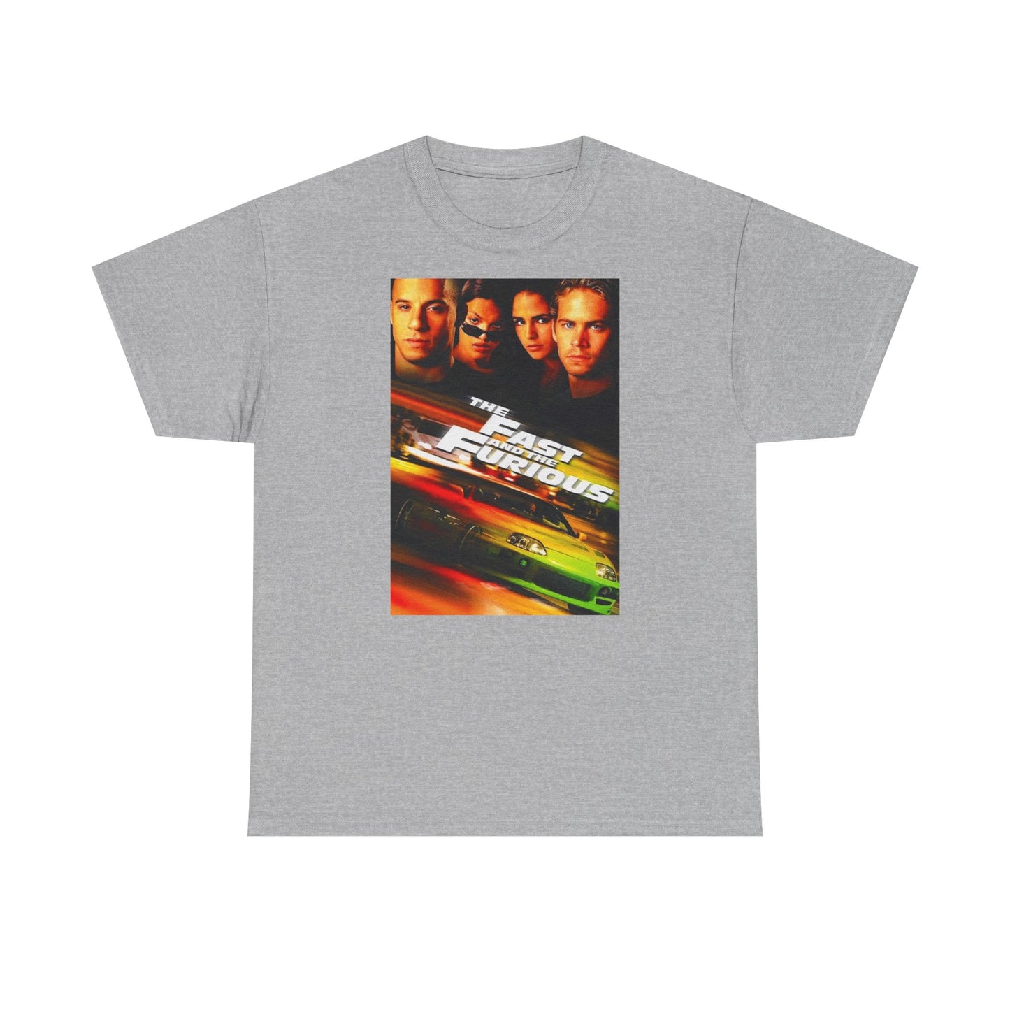 Fast and the furious T-shirt Retro Movie car club Cali Unisex Heavy Cotton Tee