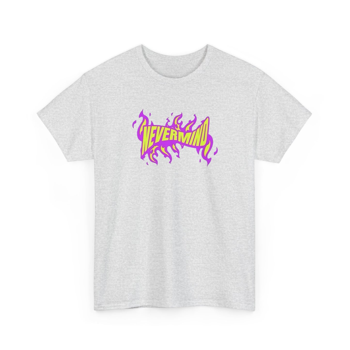 Nevermind Skateboarding Graphic T-Shirt Unisex Heavy Cotton Tee