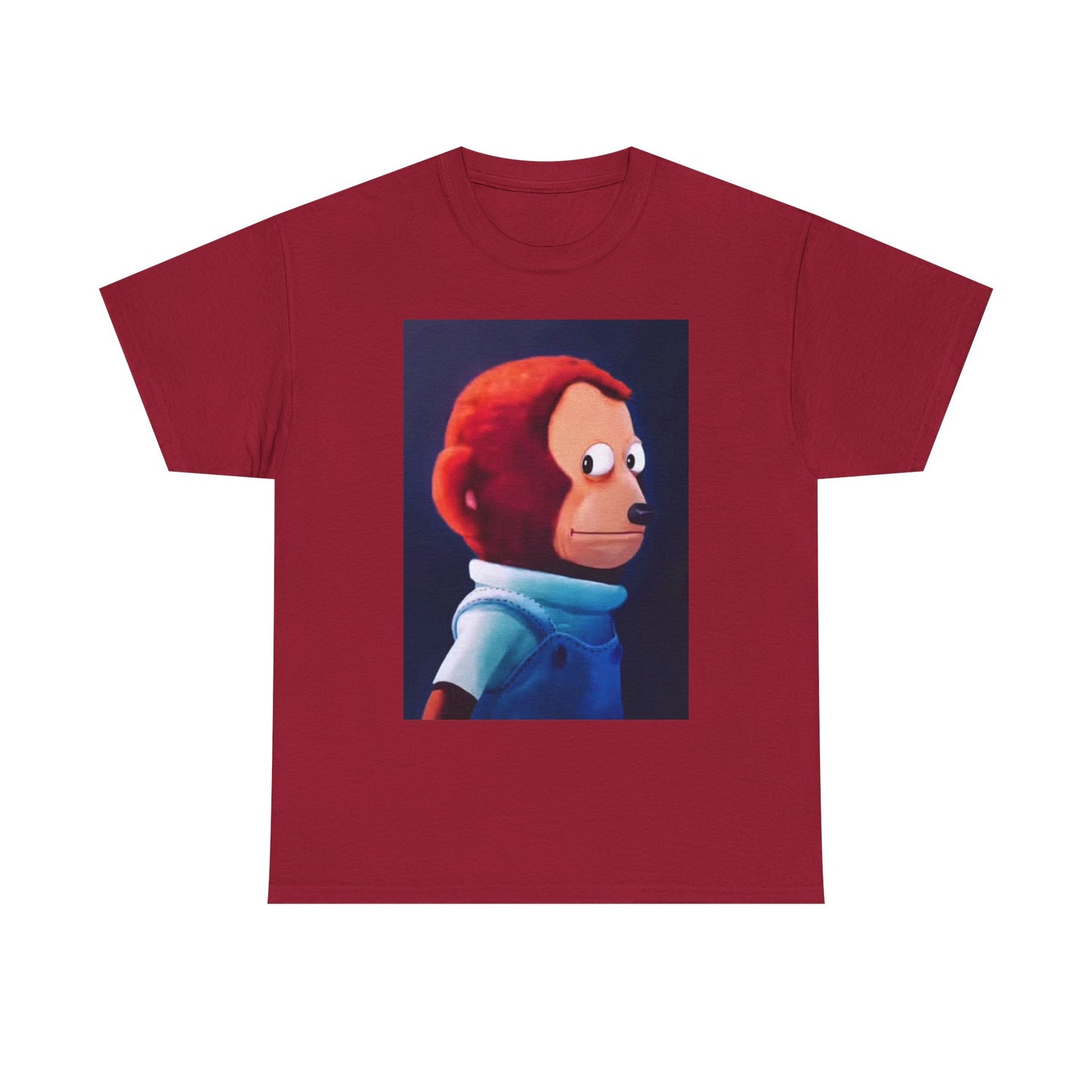 Funny Side Eye Jokes T Shirt MEME Comedy Cartoon Painting Unisex Heavy Cotton