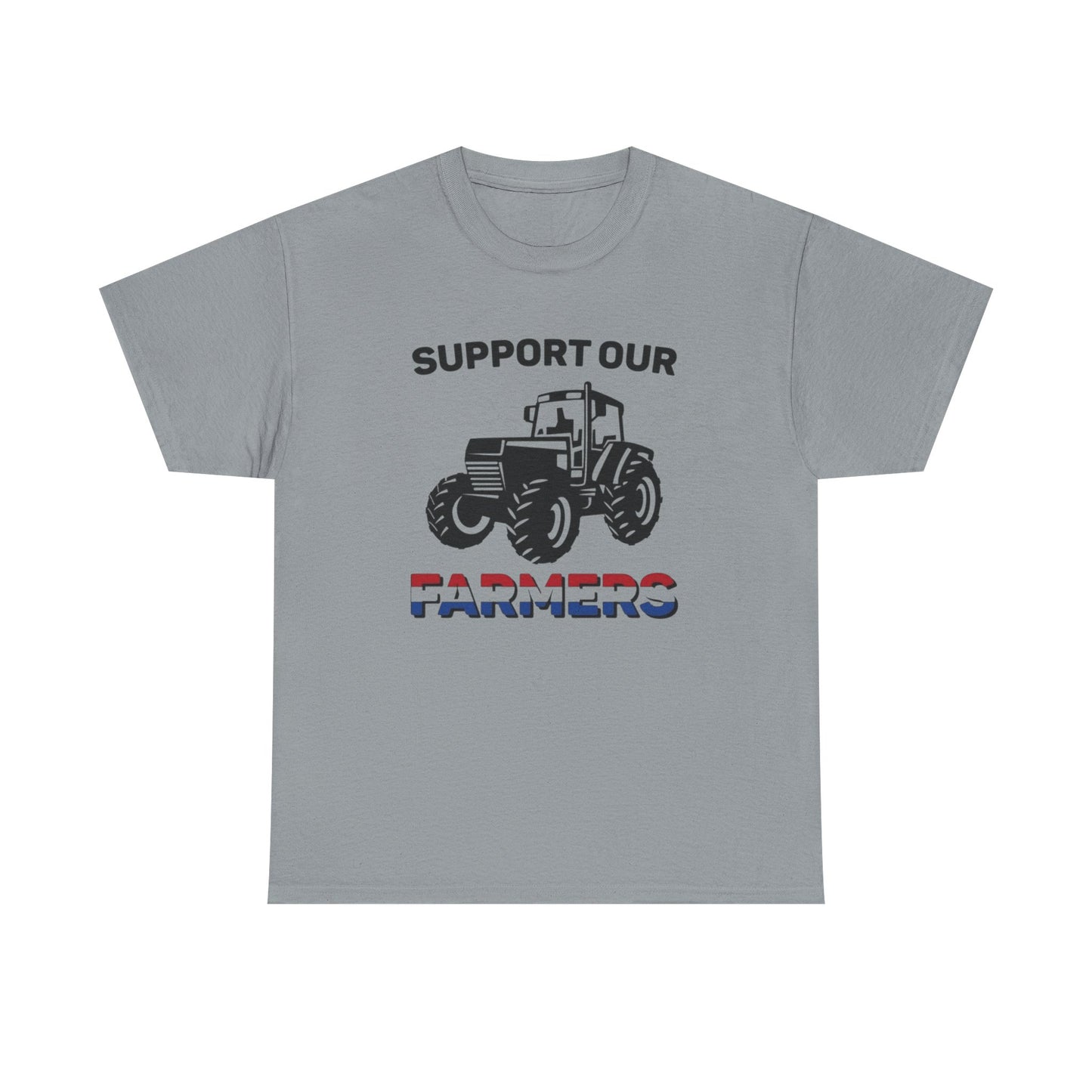 Support Our Farmers USA Graphic T Shirt Unisex Heavy Cotton Tee NEW
