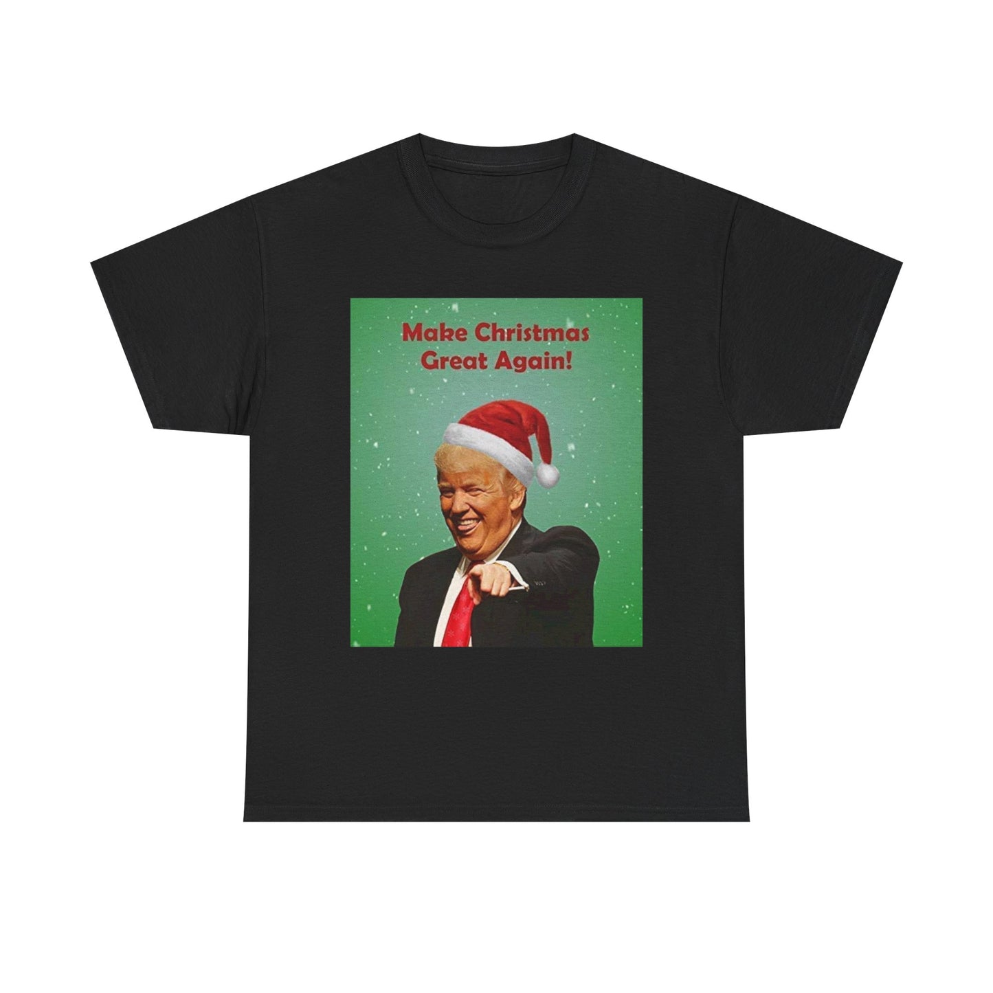 Trump Merry Christmas T Shirt Funny Holidays Graphic Make Christmas Great Again