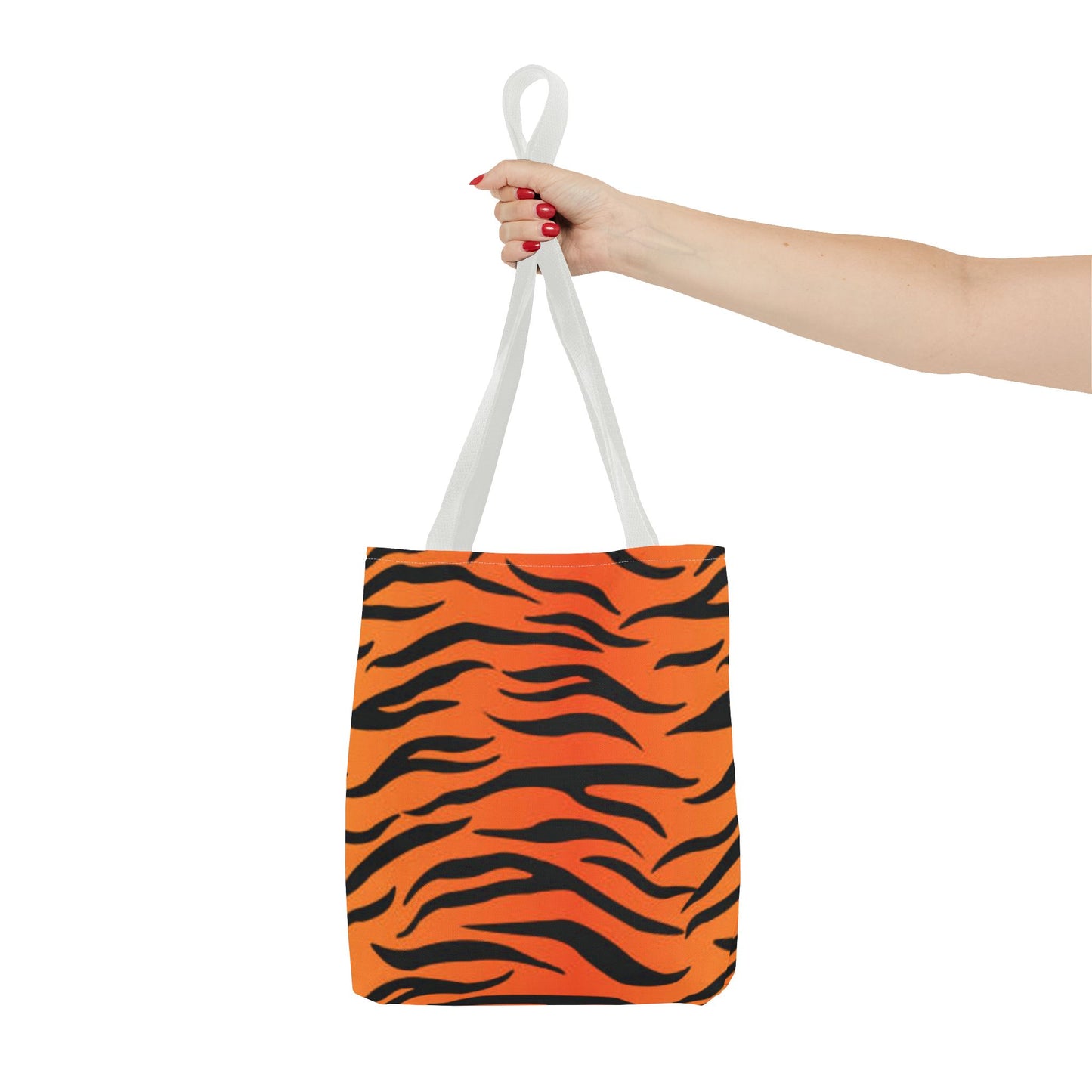 Orange Zebra Print Multi Color BRAND NEW MODERN Tote Bag (AOP)
