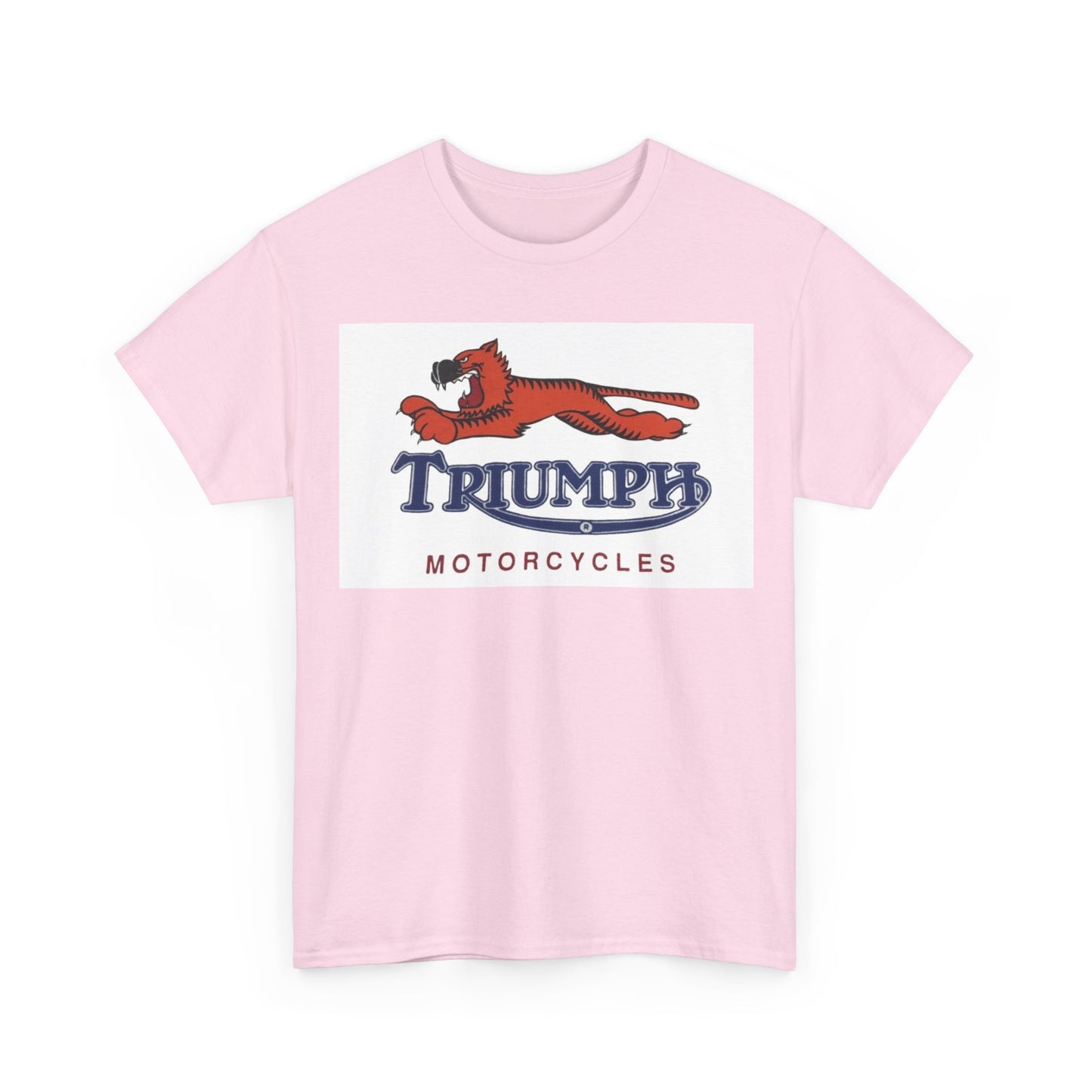 Triumph T-shirt vintage motorcycles nostalgia Tiger Unisex Heavy Cotton Tee