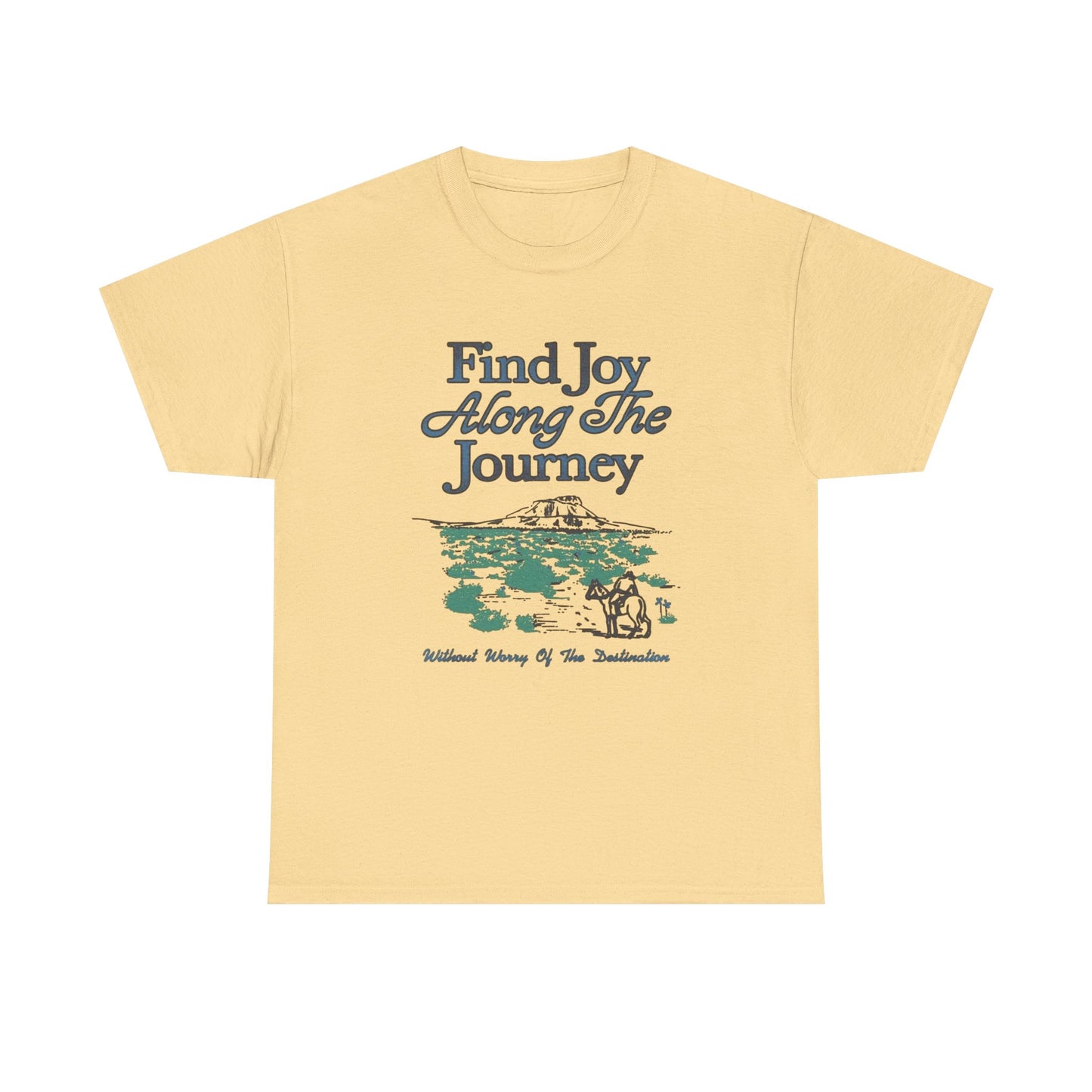 Find The Joy Along The Journey Graphic T Shirt NEW Adult Tee