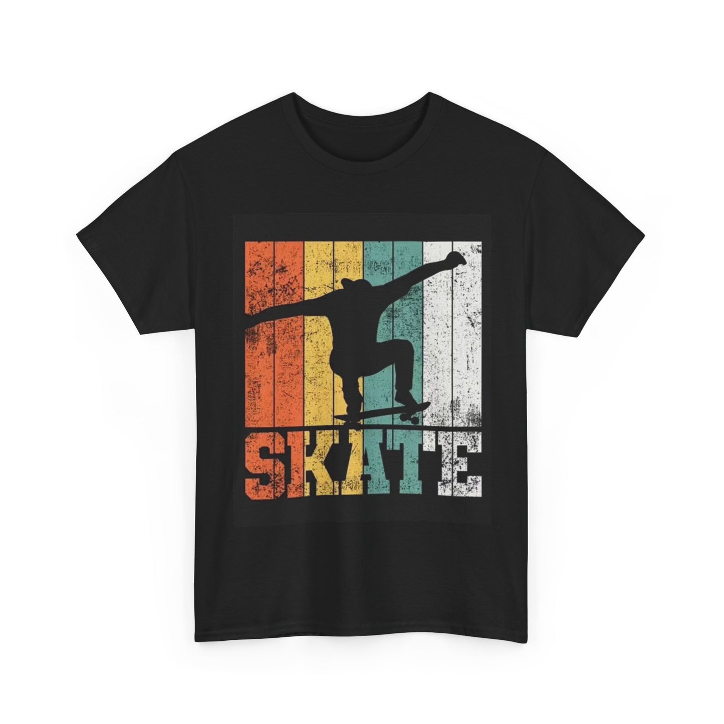 SkateBoarding Tshirt Go Skate SB Skatepark Kids Graphic Unisex Heavy Cotton Tee