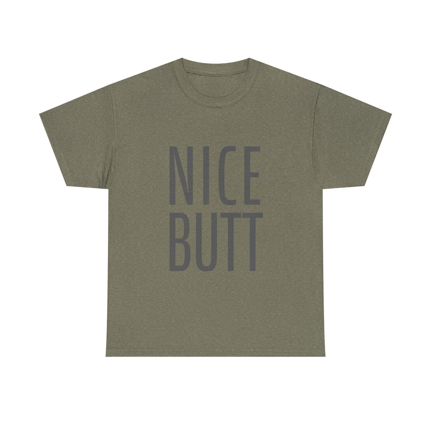 Nice Butt Graphic T Shirt Funny Gift Jokes Unisex Heavy Cotton Tee