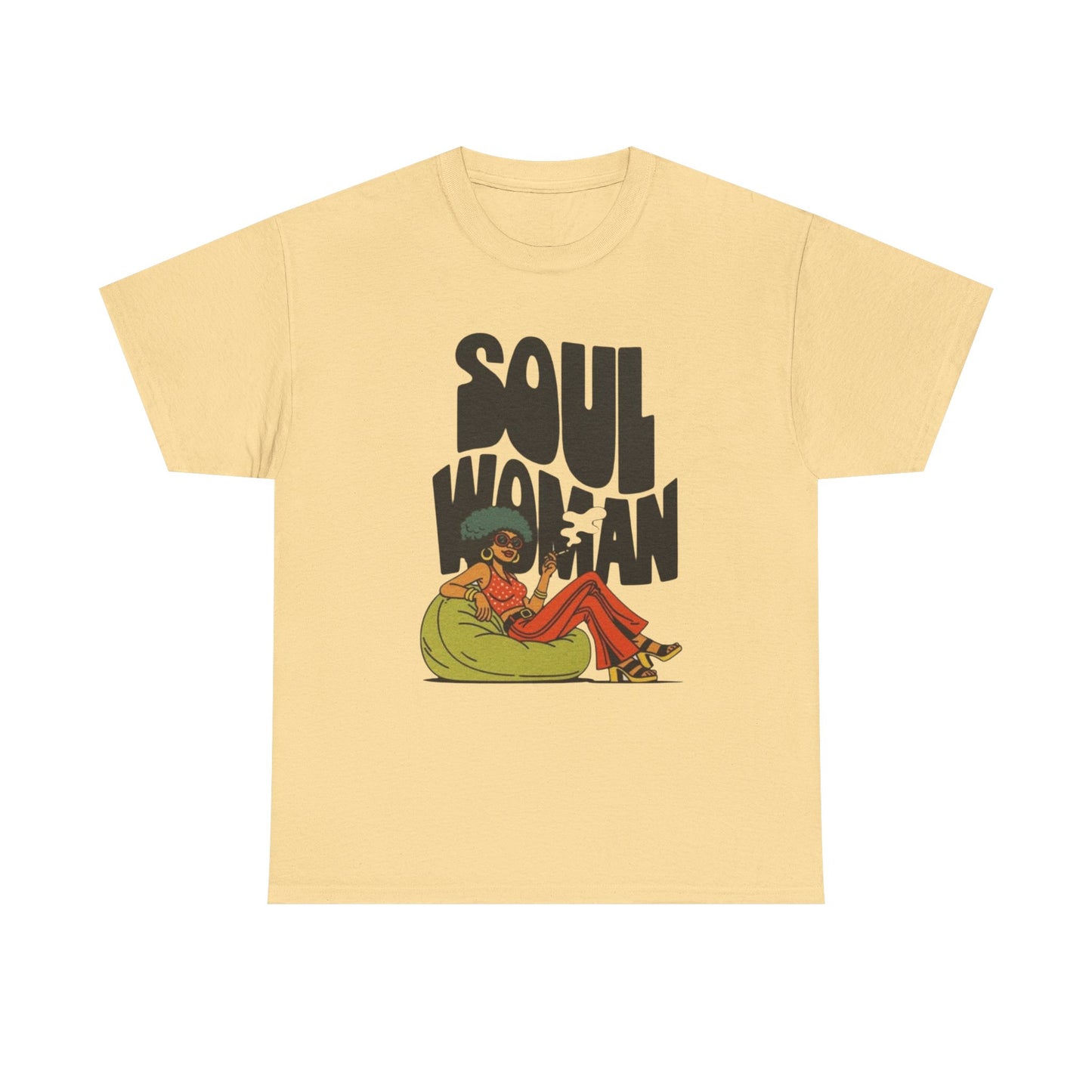 Soul Woman Graphic T Shirt ADULT NEW Unisex Heavy Cotton Tee