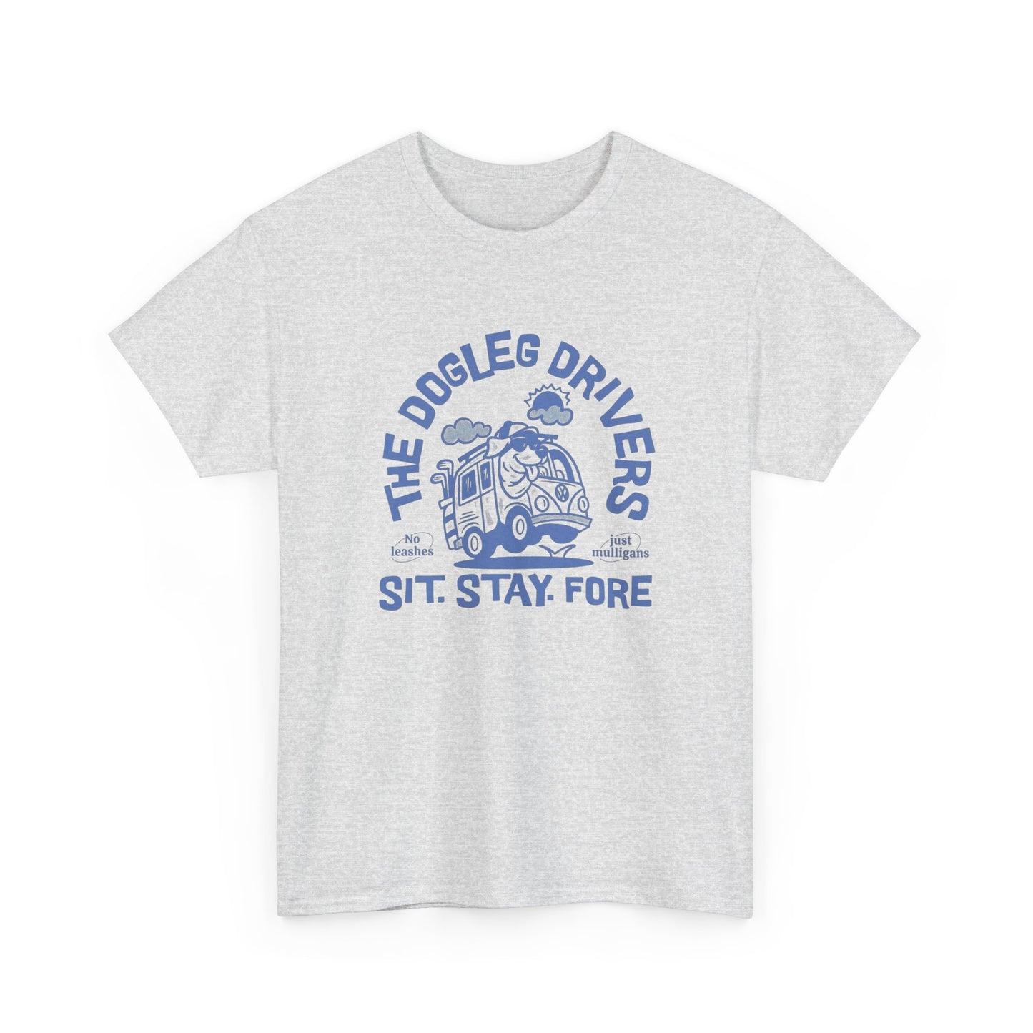 The Dog Leg Drivers Funny Graphic T Shirt NEW Unisex Heavy Cotton Tee