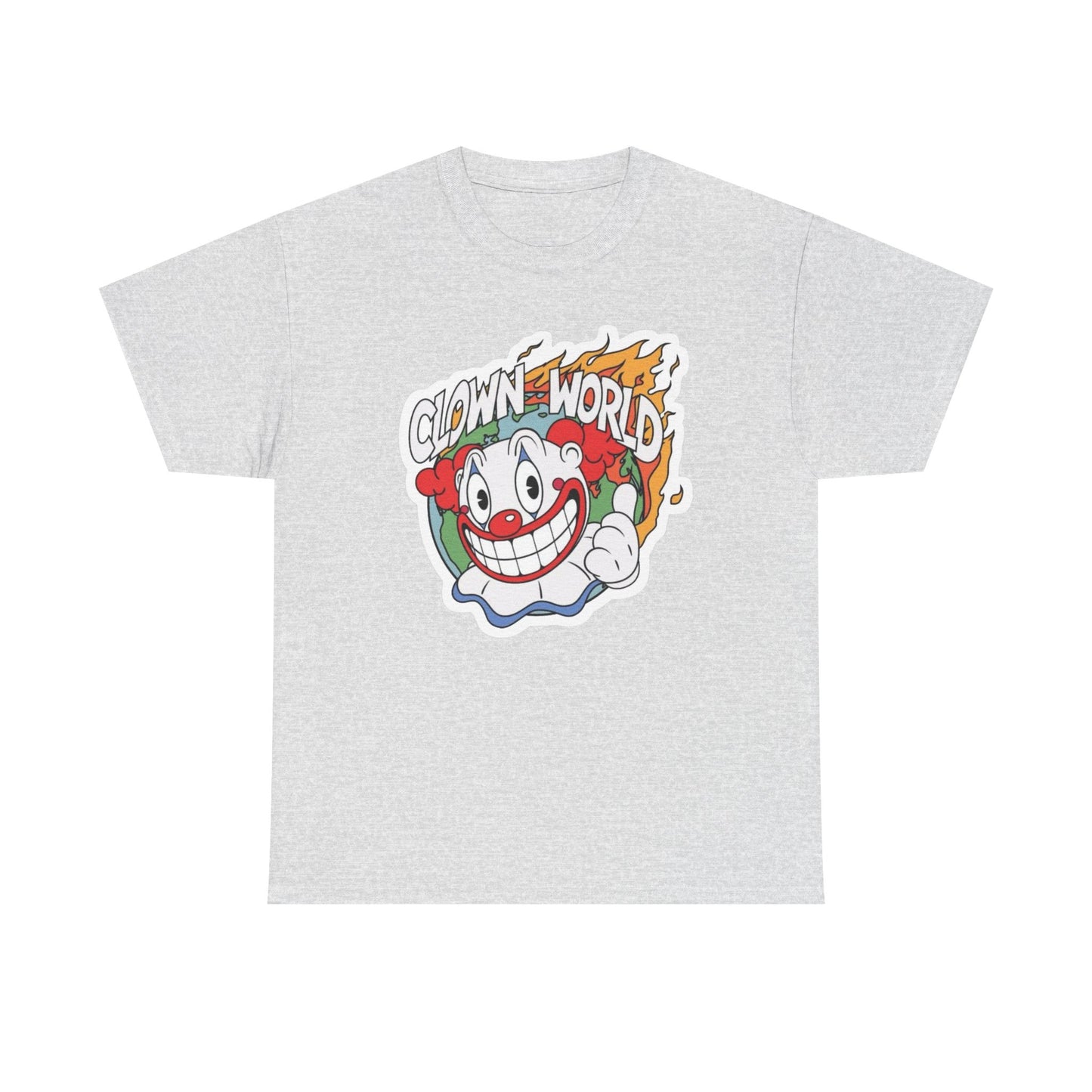 Clown World Graphic T-Shirt Unisex Heavy Cotton Tee Gift NEW