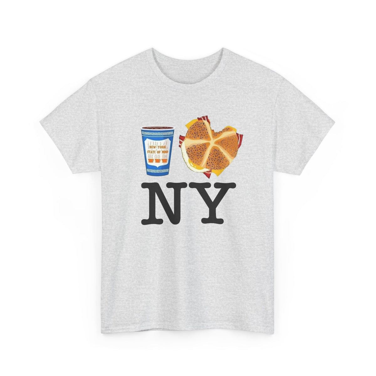 Classic New York Graphic T Shirt Men's Vintage Heavy Cotton Tee
