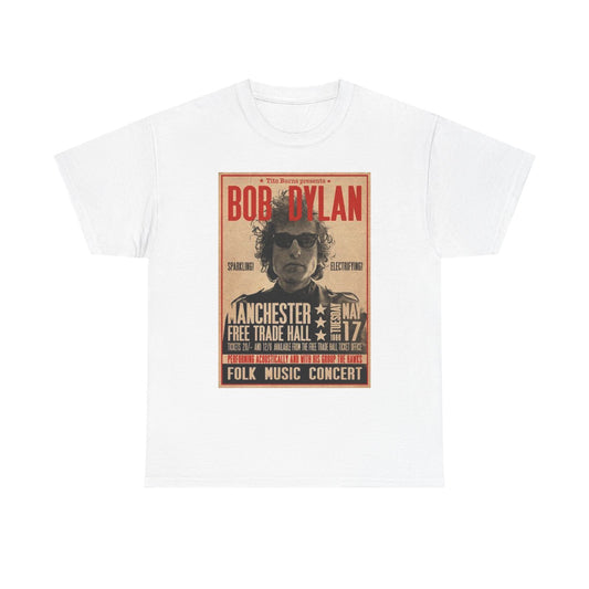 Bob Dylan Vintage Graphic T Shirt Unisex Heavy Cotton Tee