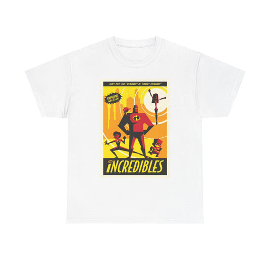 The Incredibles Graphic T Shirt BRAND NEW Apparel Unisex Heavy Cotton Tee