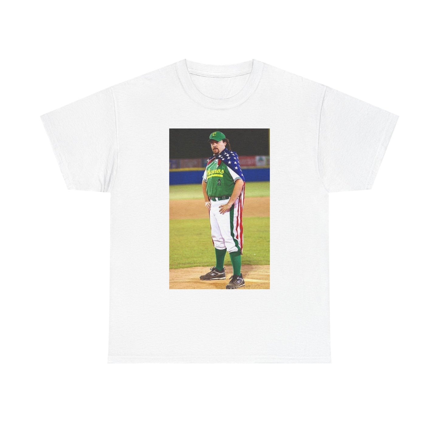 Kenny Powers Charros Graphic T Shirt Baseball Mound Unisex Heavy Cotton Tee