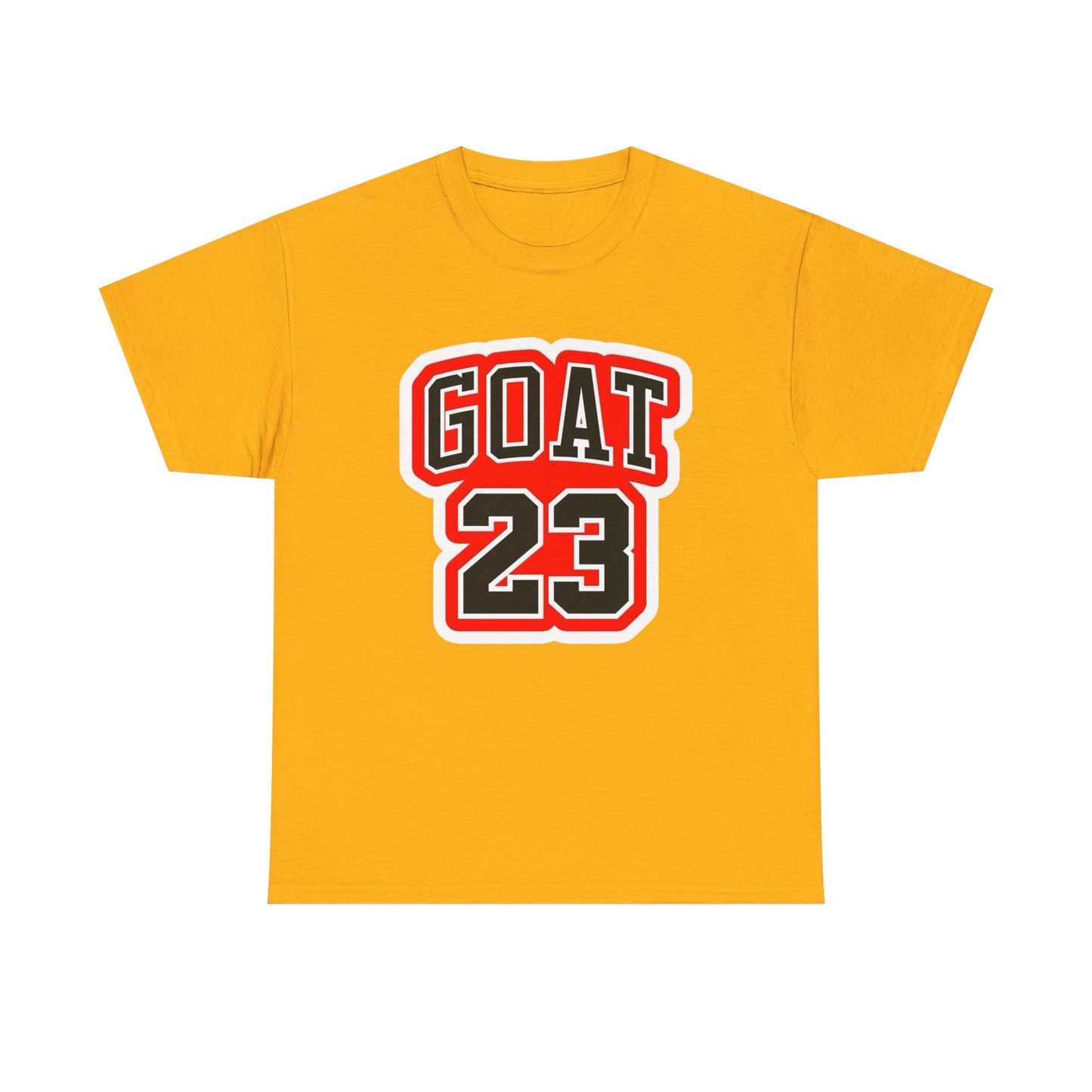 GOAT Jordan 23 Basketball Graphic T Shirt NEW Unisex Heavy Cotton Tee