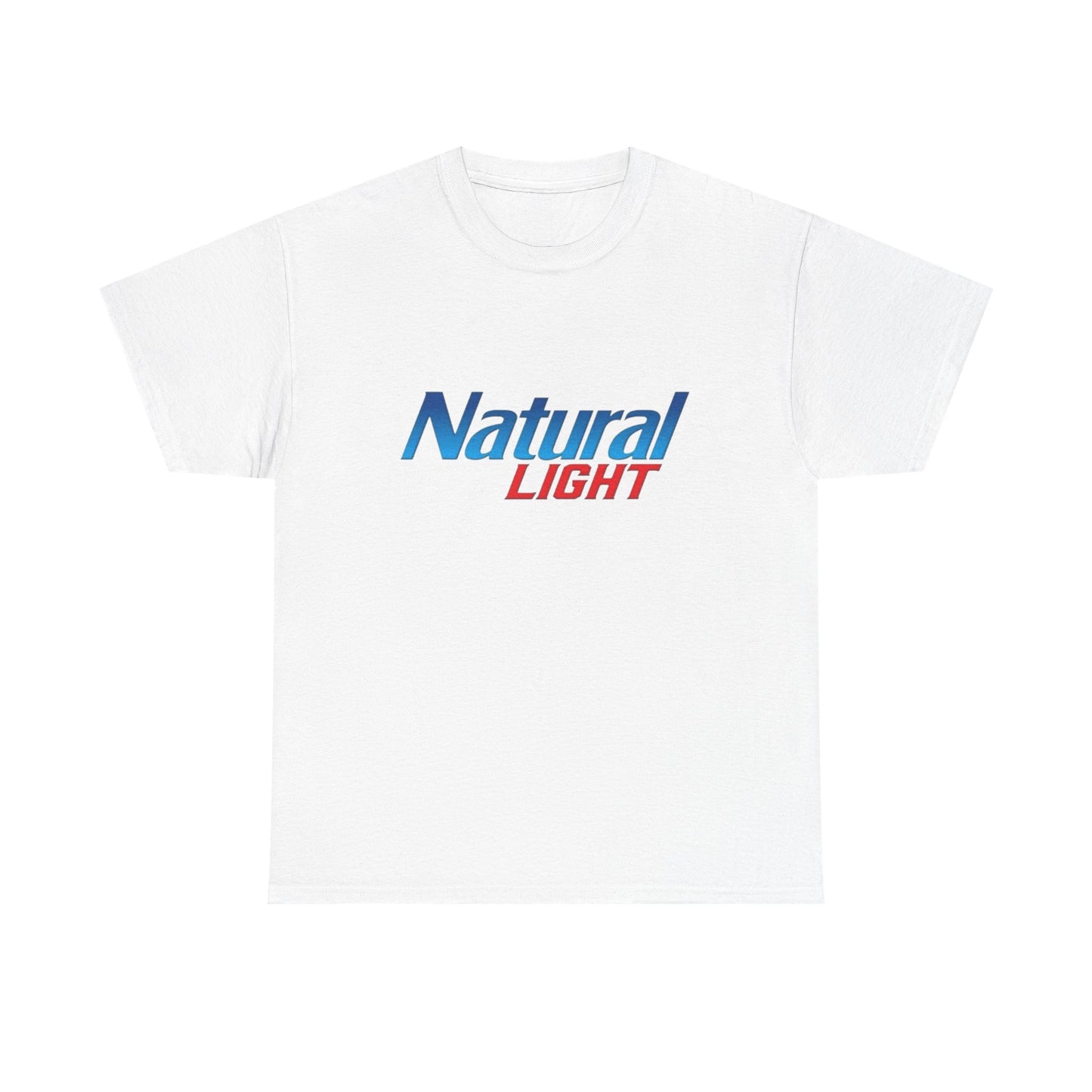 Natural Light Graphic T Shirt Unisex Heavy Cotton Tee NEW