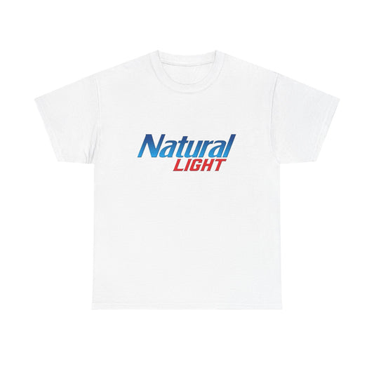 Natural Light Graphic T Shirt Unisex Heavy Cotton Tee NEW