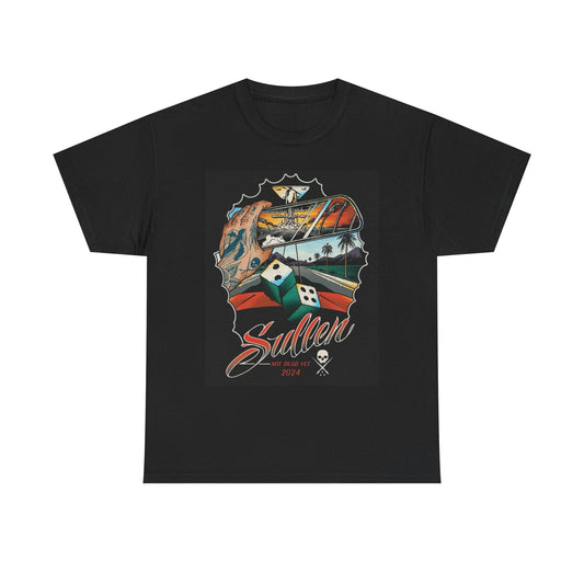 Sullen Not Dead Yet Las Vegas Graphic T Shirt NEW Cotton Tee Gift