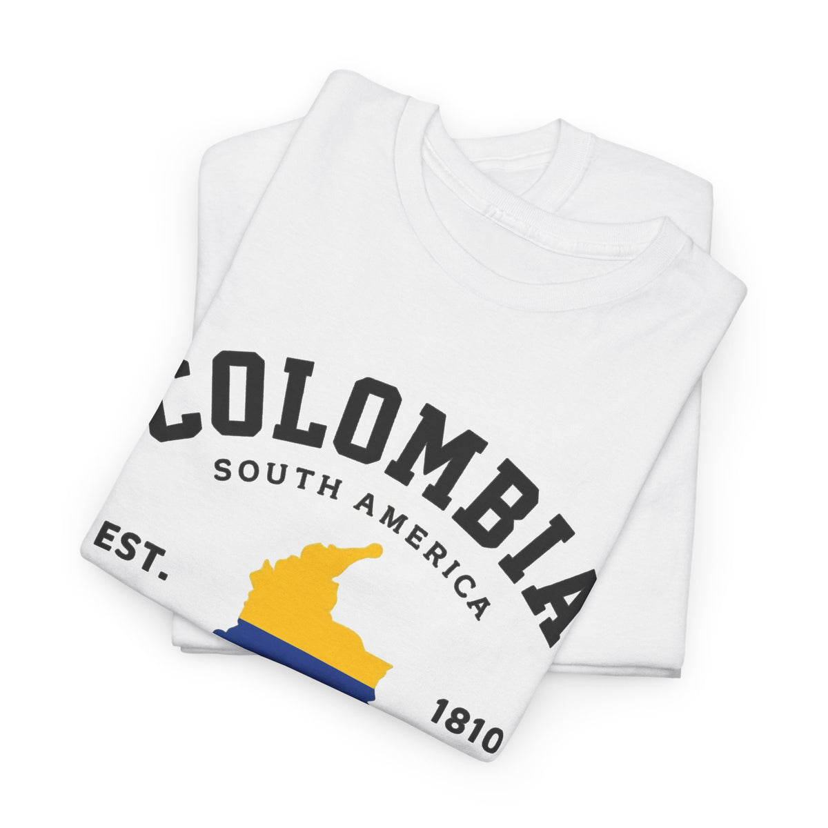 Colombia South America Graphic T Shirt Travel Men's Heavy Cotton Tee