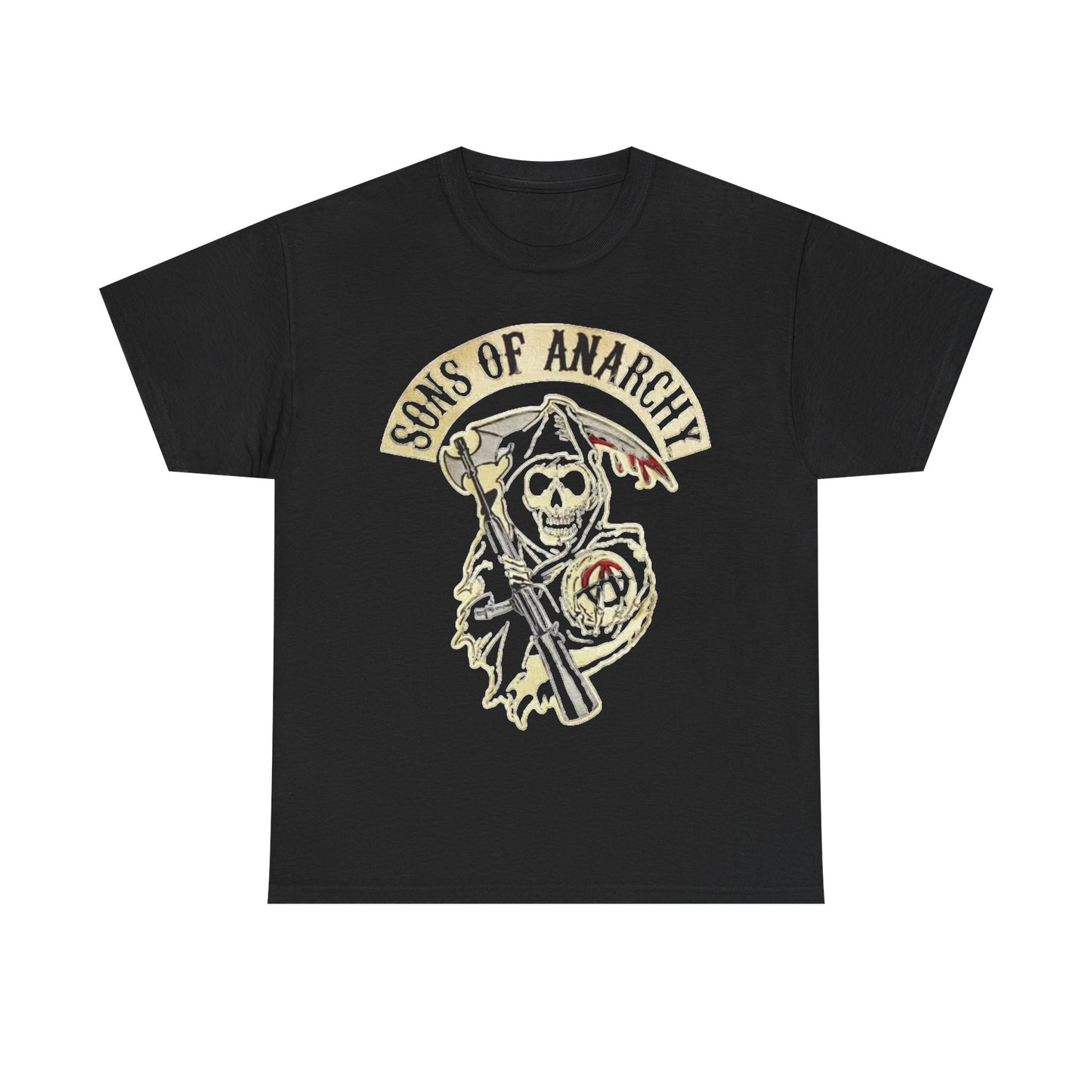Sons of Anarchy T-shirt classic Harley Davidson graphic Unisex Heavy Cotton Tee