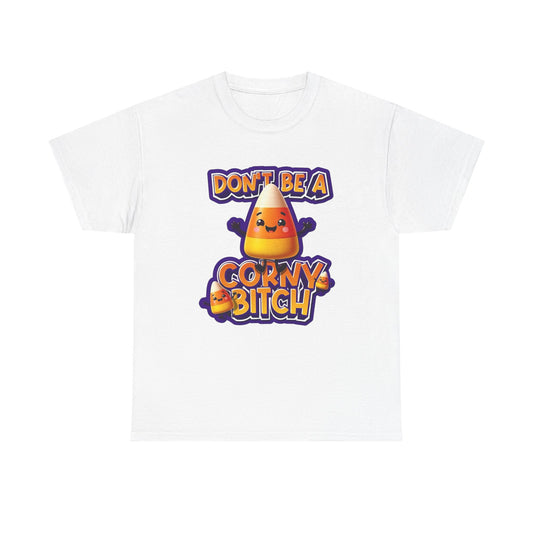 Funny Candy Corn Halloween Graphic T Shirt NEW Unisex Heavy Cotton Tee