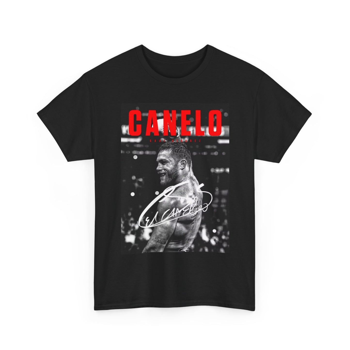 Canelo Alvarez Tshirt Boxing Legend Mexico Vegas Unisex Heavy Cotton Tee