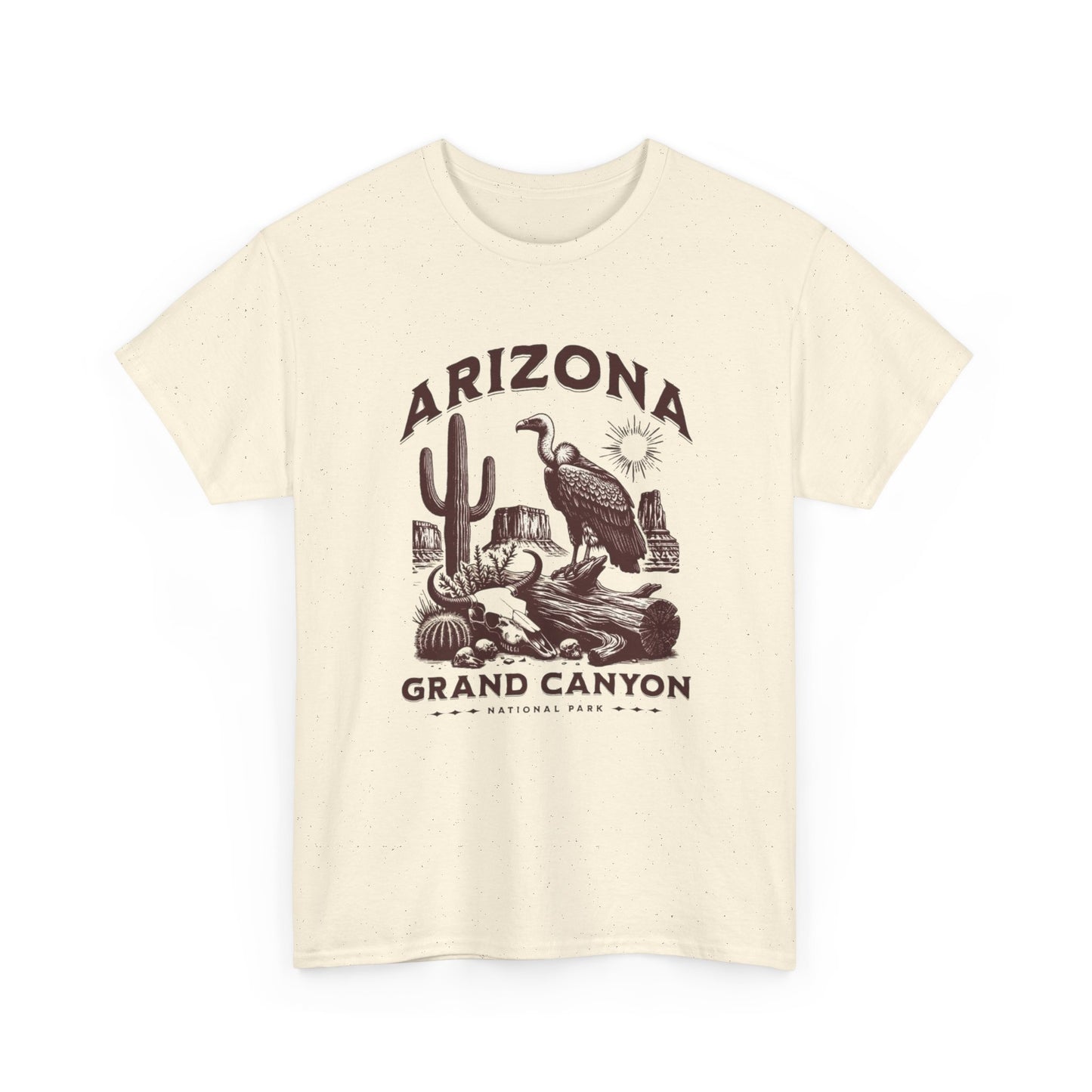 Arizona Grand Canyon Graphic T Shirt Unisex Heavy Cotton Tee