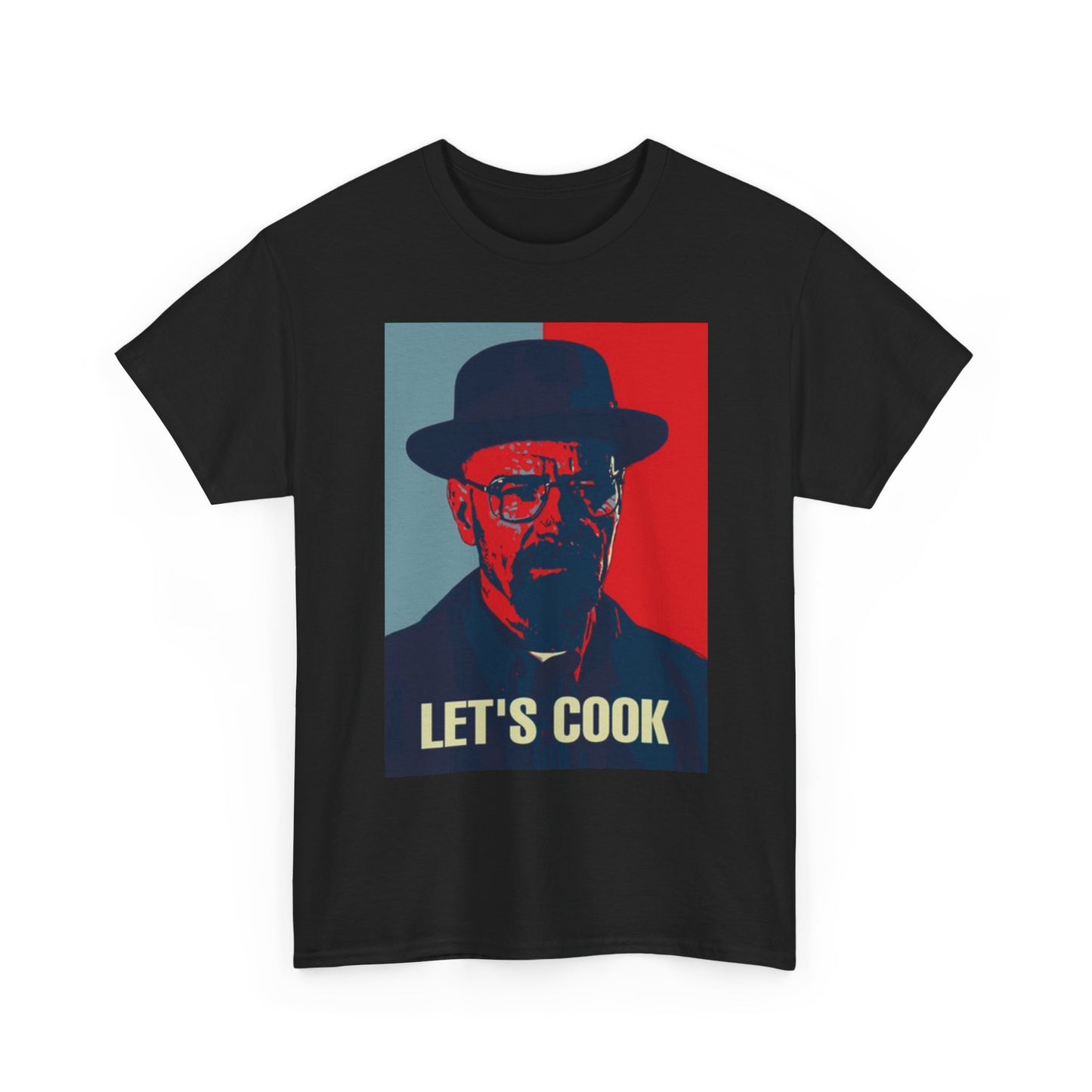 Lets Cook Graphic T Shirt Walter White Funny Jokes  Unisex Heavy Cotton Tee