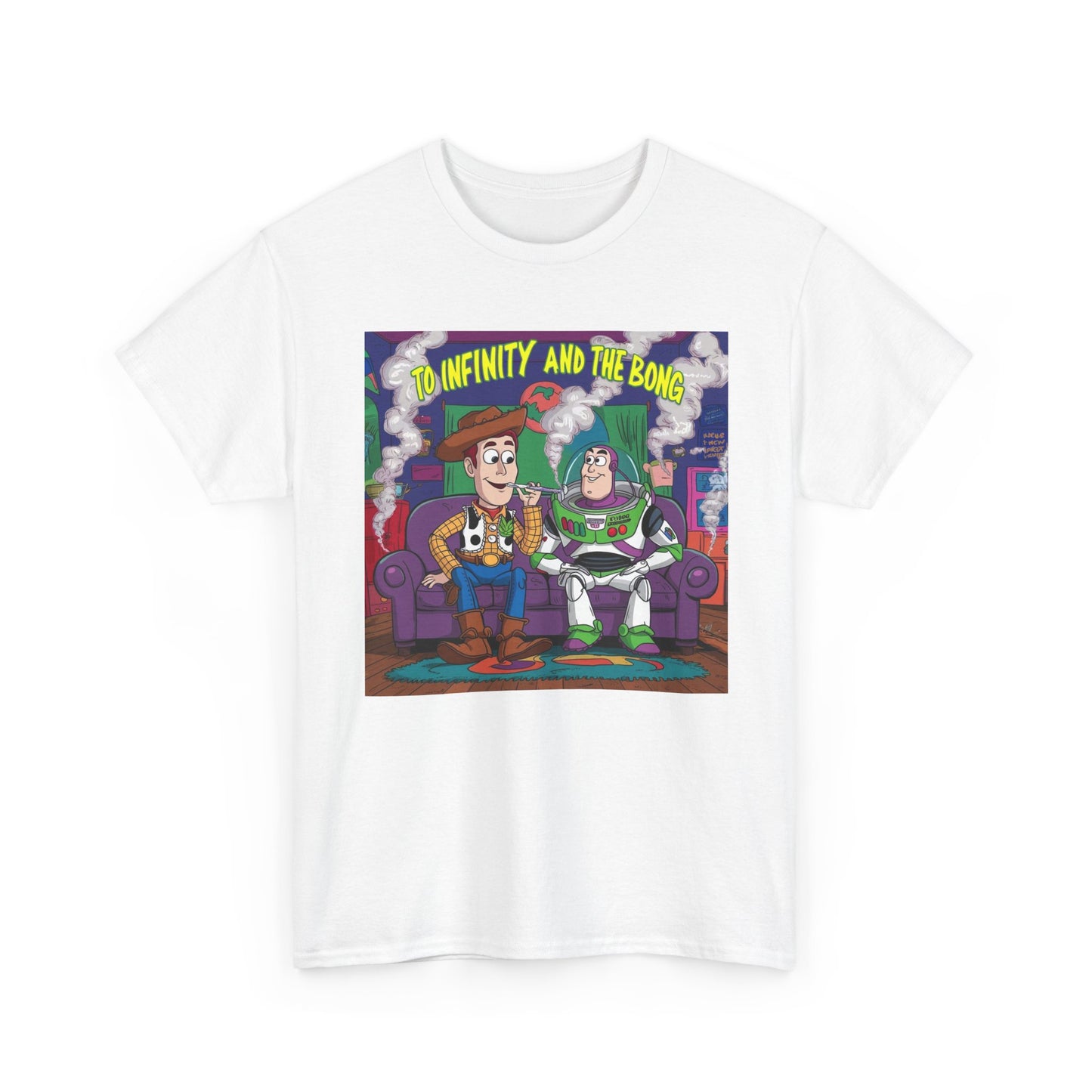 Weed Graphic T Shirt Funny Cartoon Toys Cartoon Retro Unisex Heavy Cotton Tee