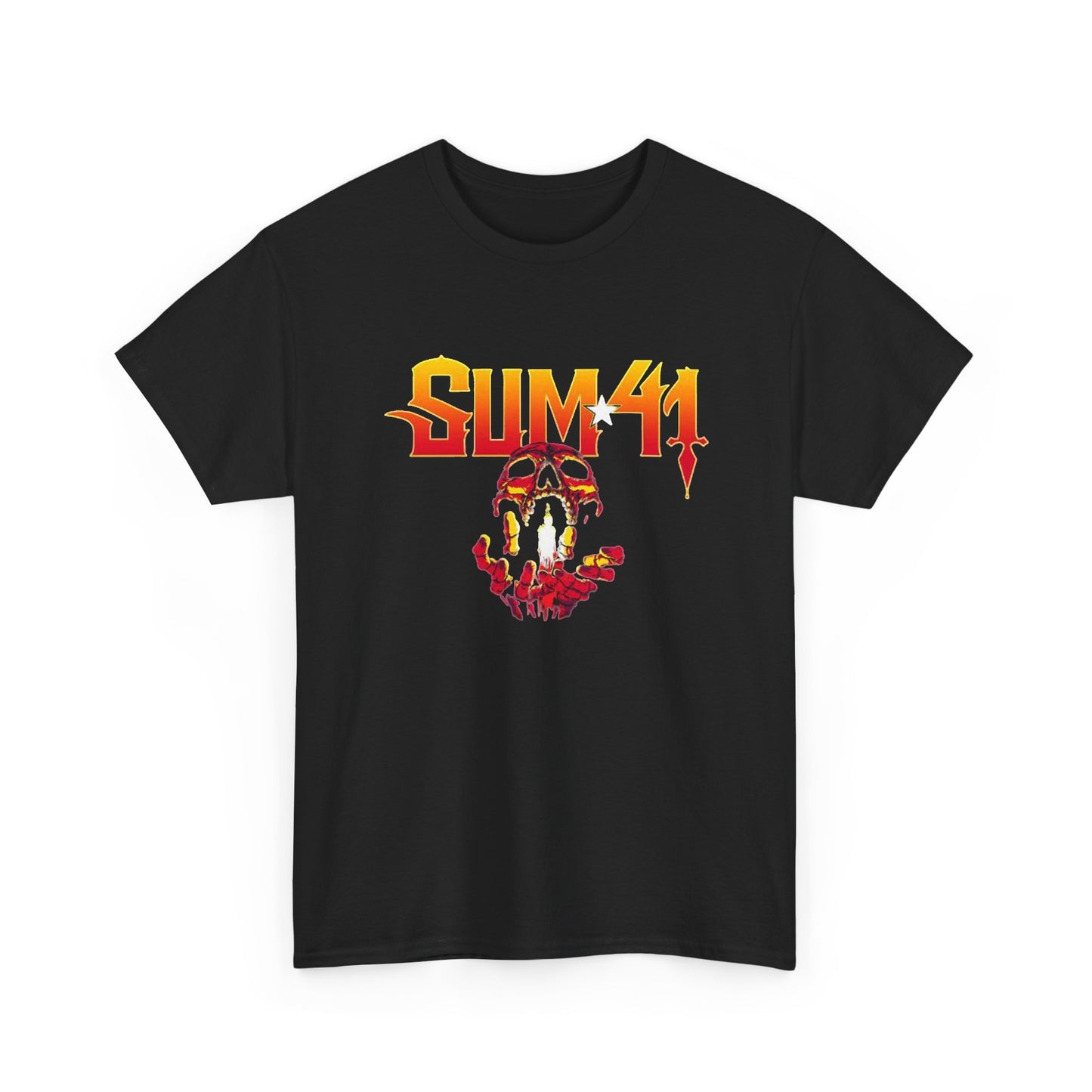 Sum41 shirt band rock tour Pearl Jam vintage retro Unisex Heavy Cotton Tee