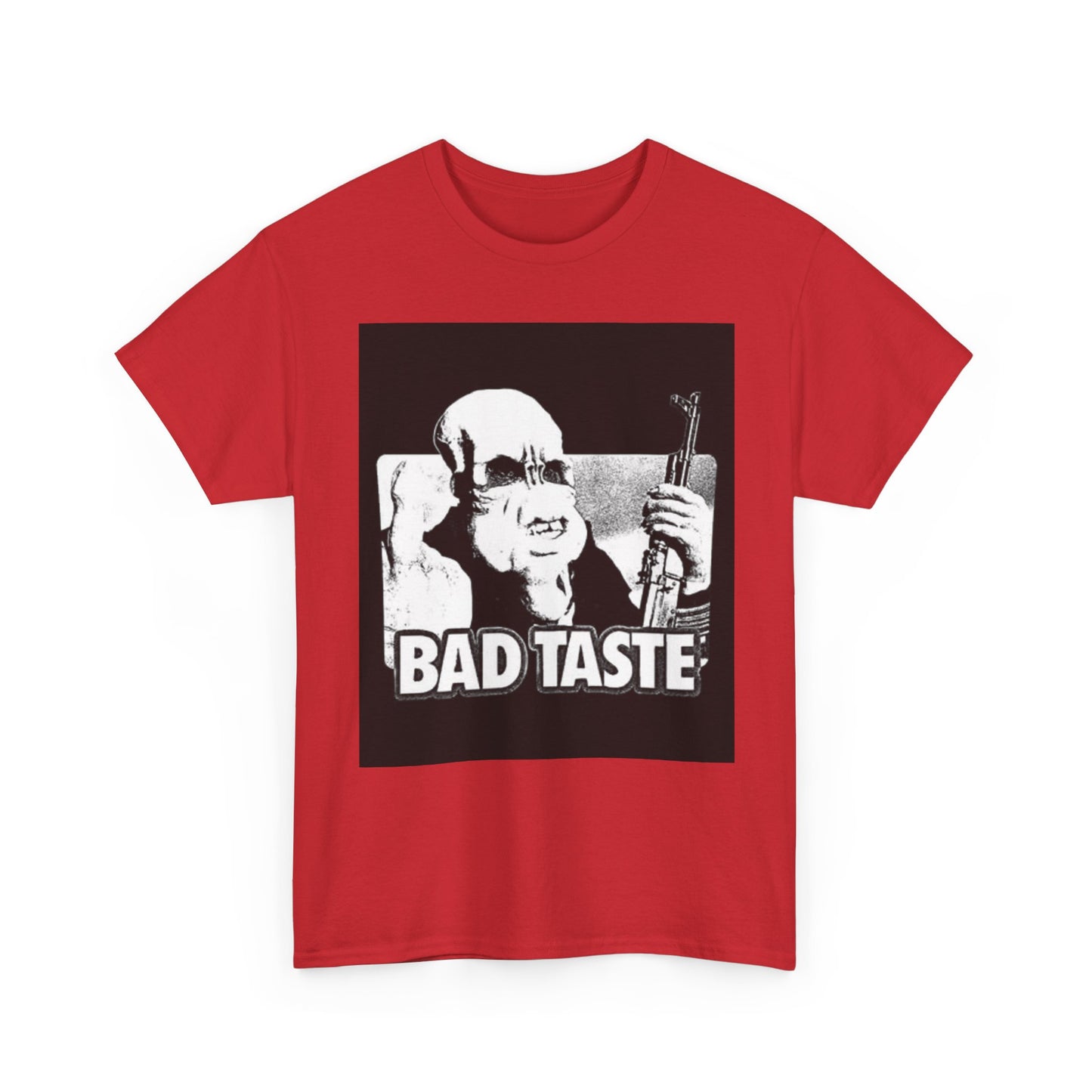 Bad Taste Poster Shirt Retro Graphic Art Unisex Heavy Cotton Tee