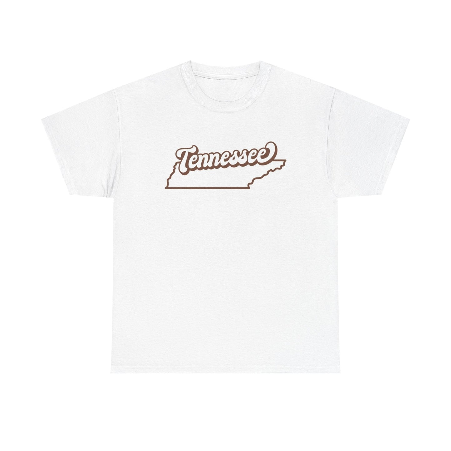 Tennessee Outline State Logo BRAND NEW Apparel T Shirt Unisex Unisex Cotton Tee