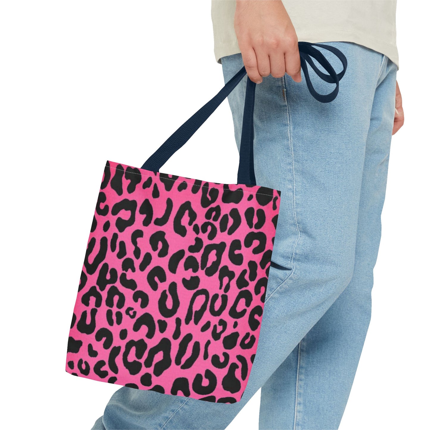 Pink And Black Cheetah Multi Color BRAND NEW MODERN Tote Bag (AOP)