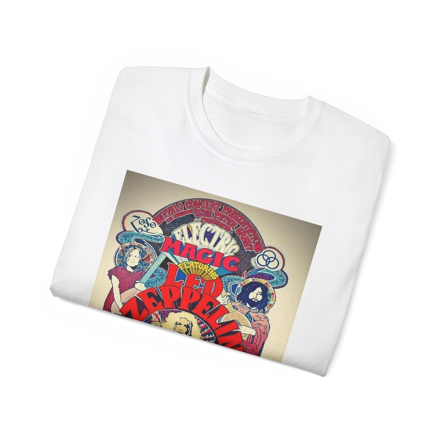 Led Zeppelin rock vintage retro 70s band New York Unisex Ultra Cotton Tee