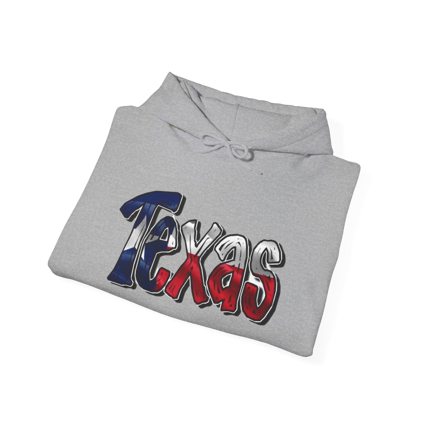 Texas American Flag USA Graphic Hoodie NEW Unisex Heavy Blend™ Hooded Sweatshirt