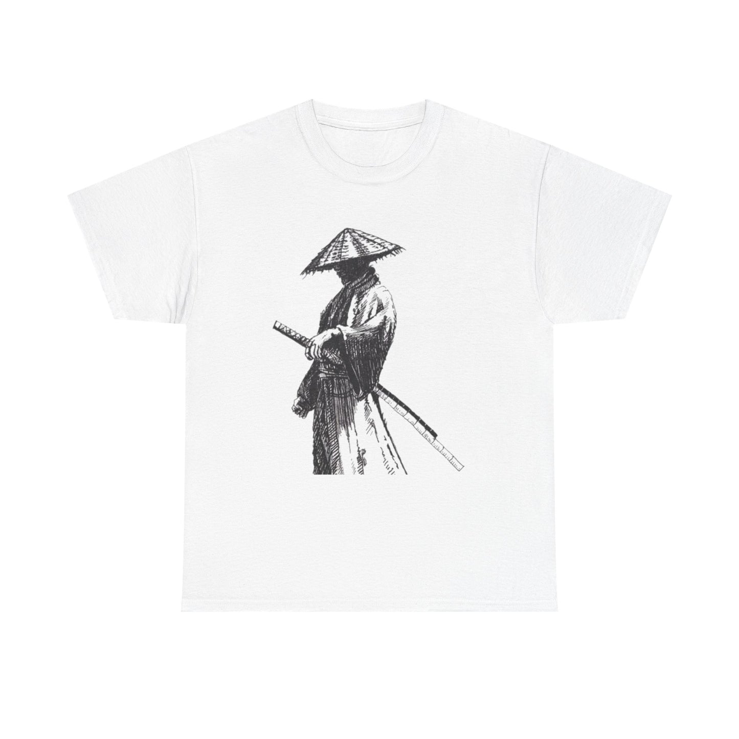 Samurai Soldier Graphic T Shirt NEW ADULT TEE VINTAGE