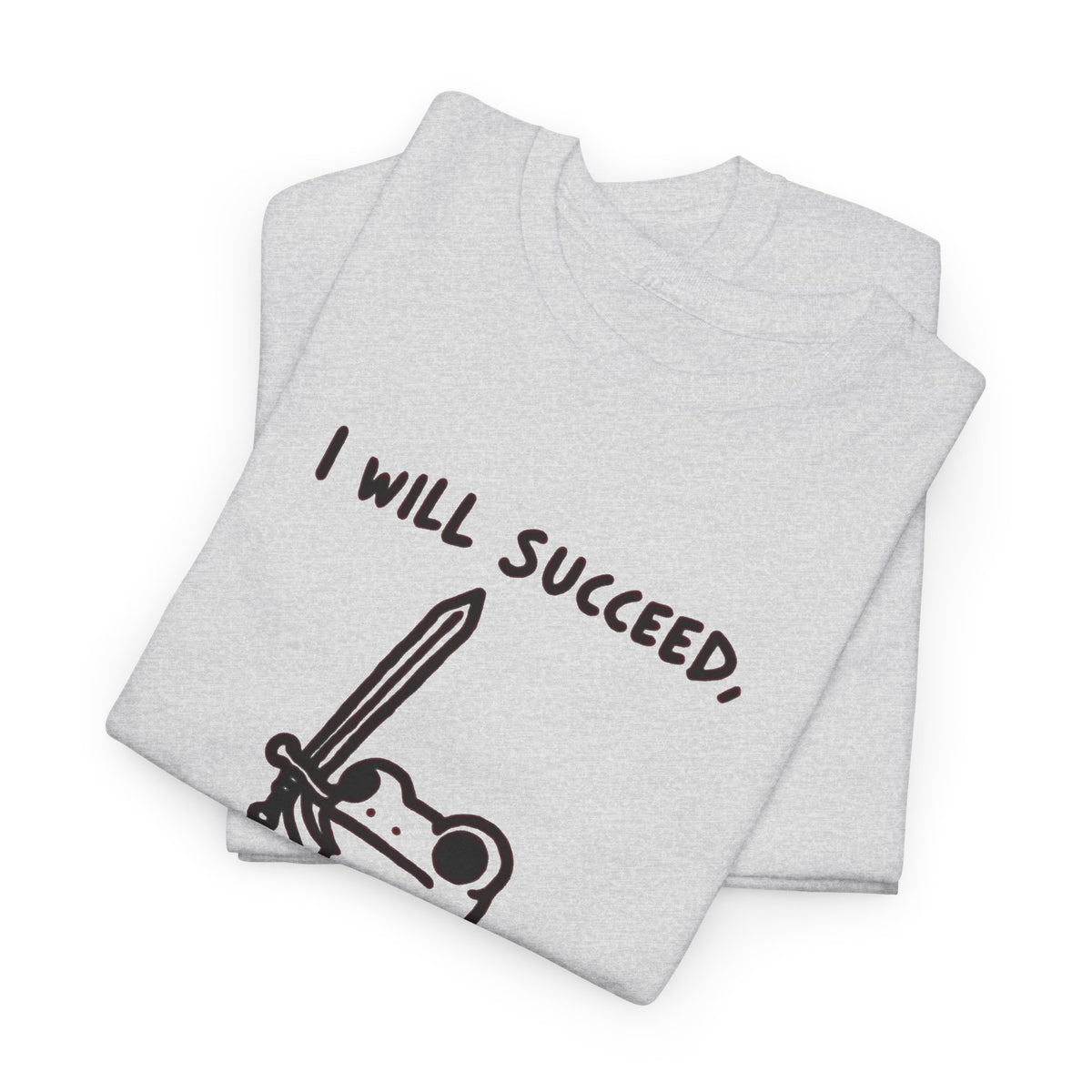 I Will Succeed Because I Am Insane Frog Illustration T-Shirt Men's Graphic Tee