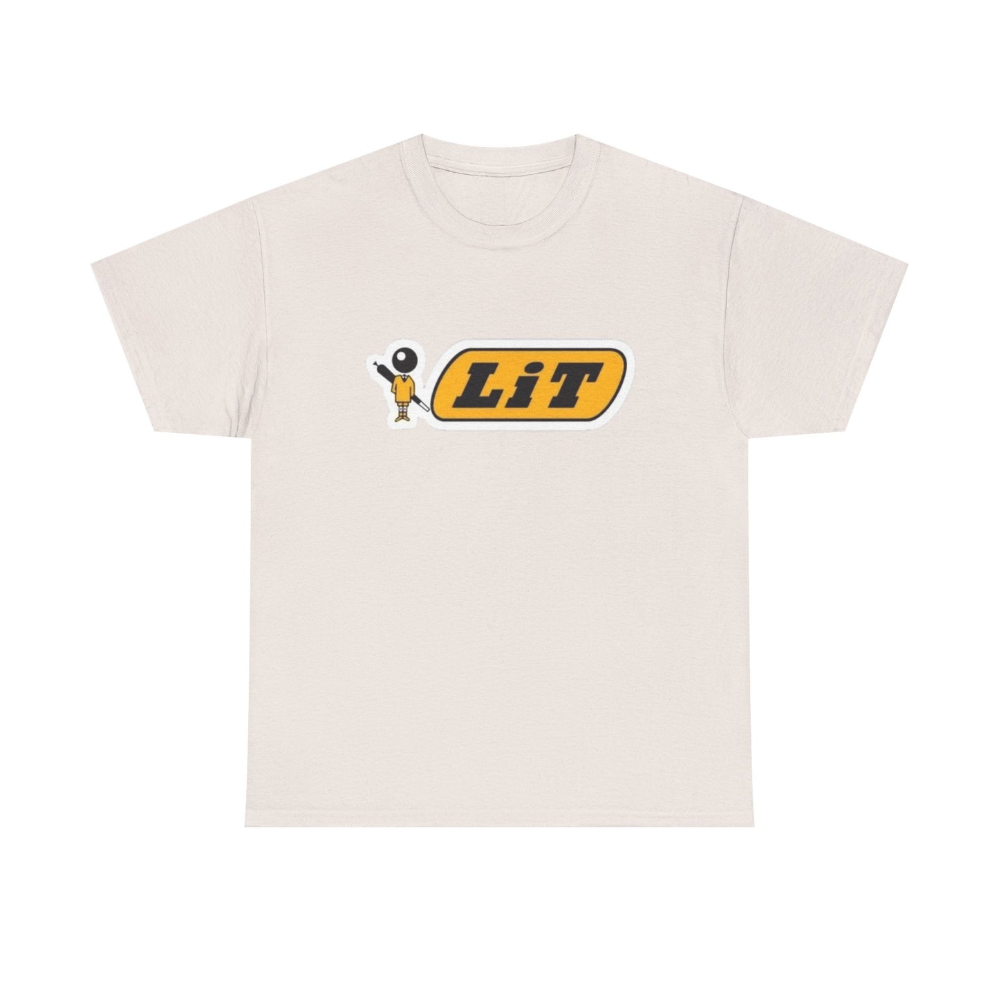 Lit Funny Meme Jokes T-Shirt Unisex Heavy Cotton Tee Gift New
