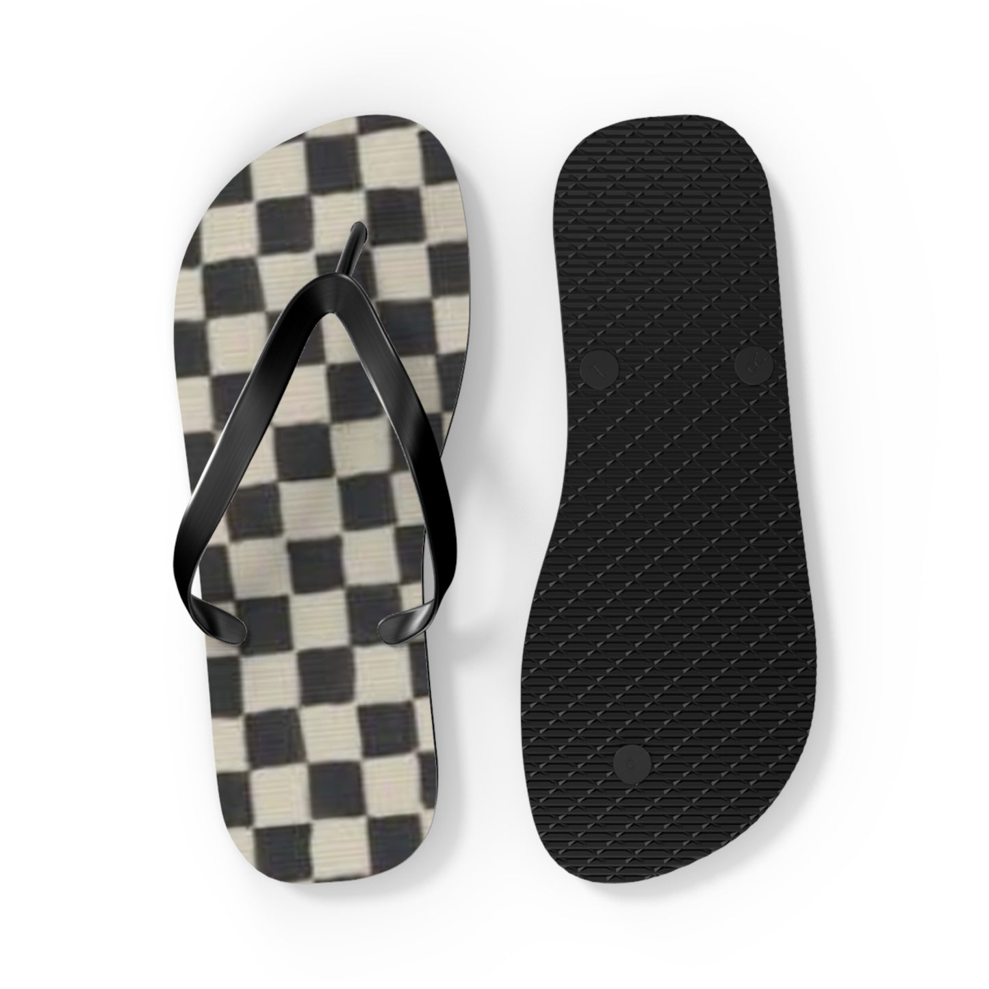 Black And White Sandals, Beach Shoes, Vacation Flip Flops, Pool Slides