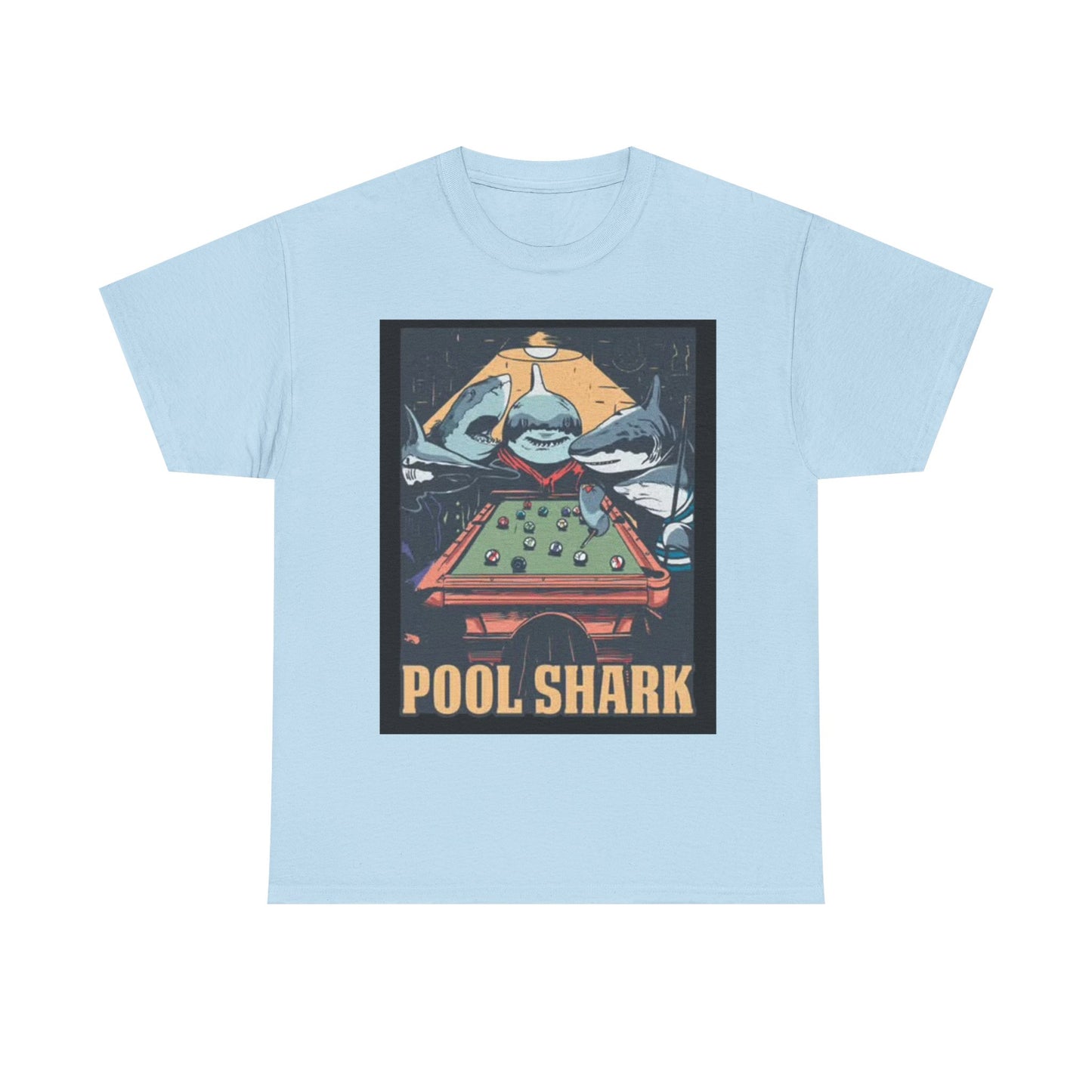 Pool Shark T Shirt Retro Funny Graphic T Vintage Pool Hall Rogan Unisex