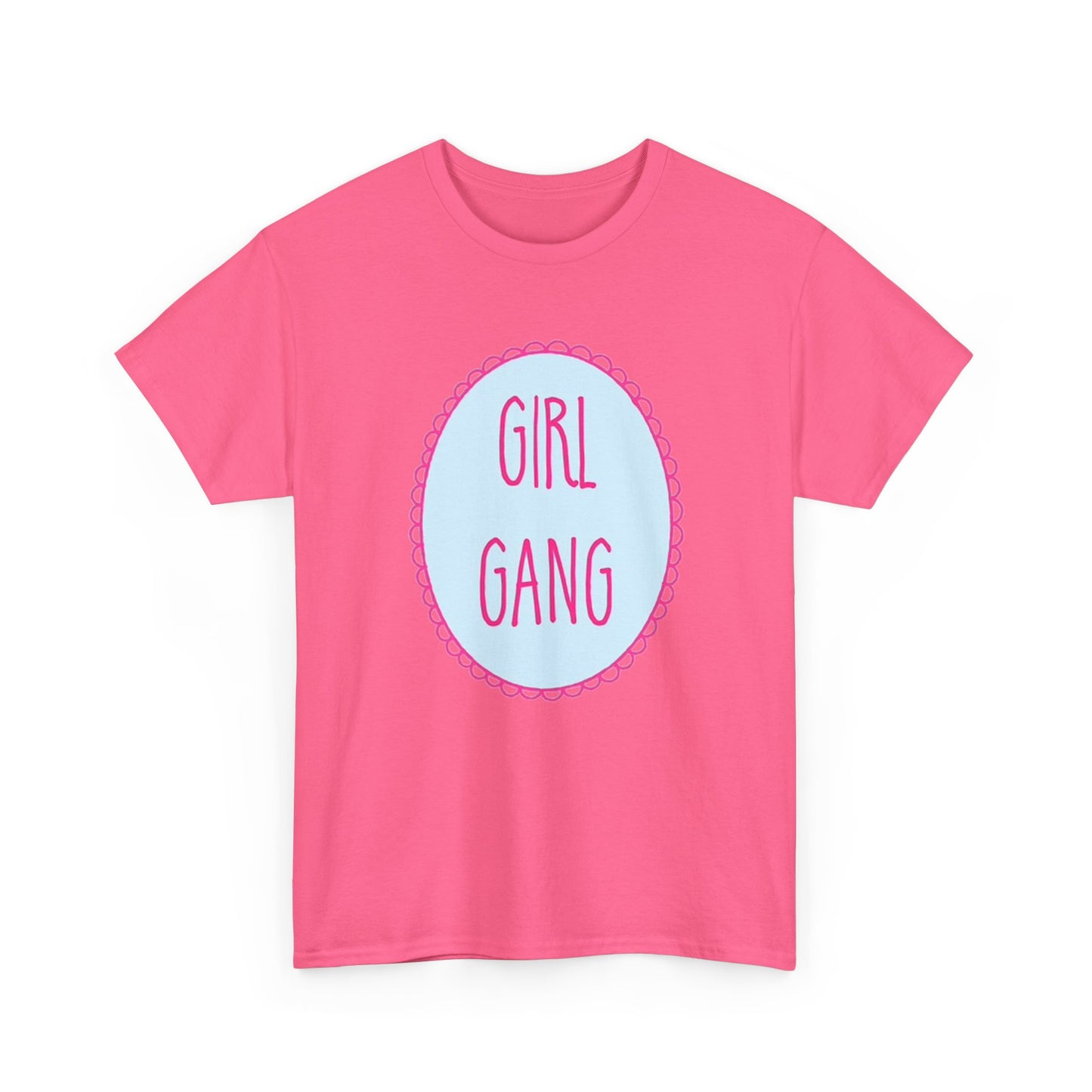 Girl Gang T Shirt Baby Shower Reveal Graphic Unisex Heavy Cotton Tee