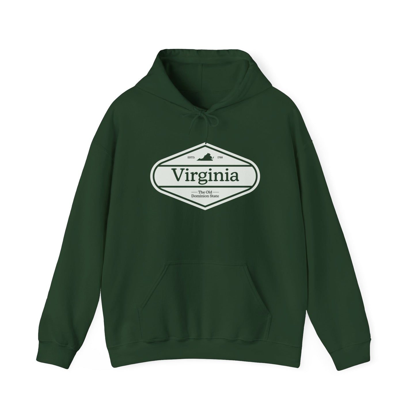 Virginia State Hoodie NEW ADULT Unisex Hooded Sweatshirt