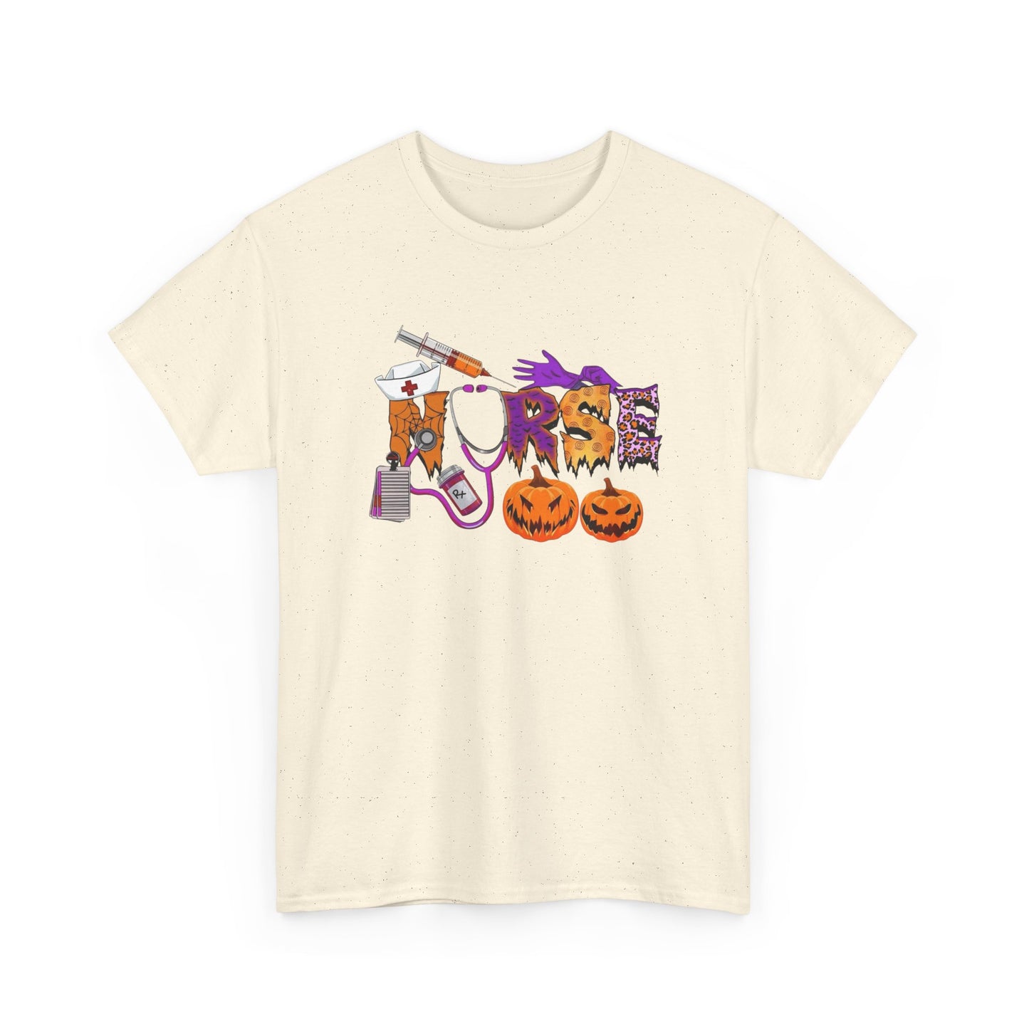 Halloween Nurse Graphic T Shirt NEW Unisex Heavy Cotton Tee