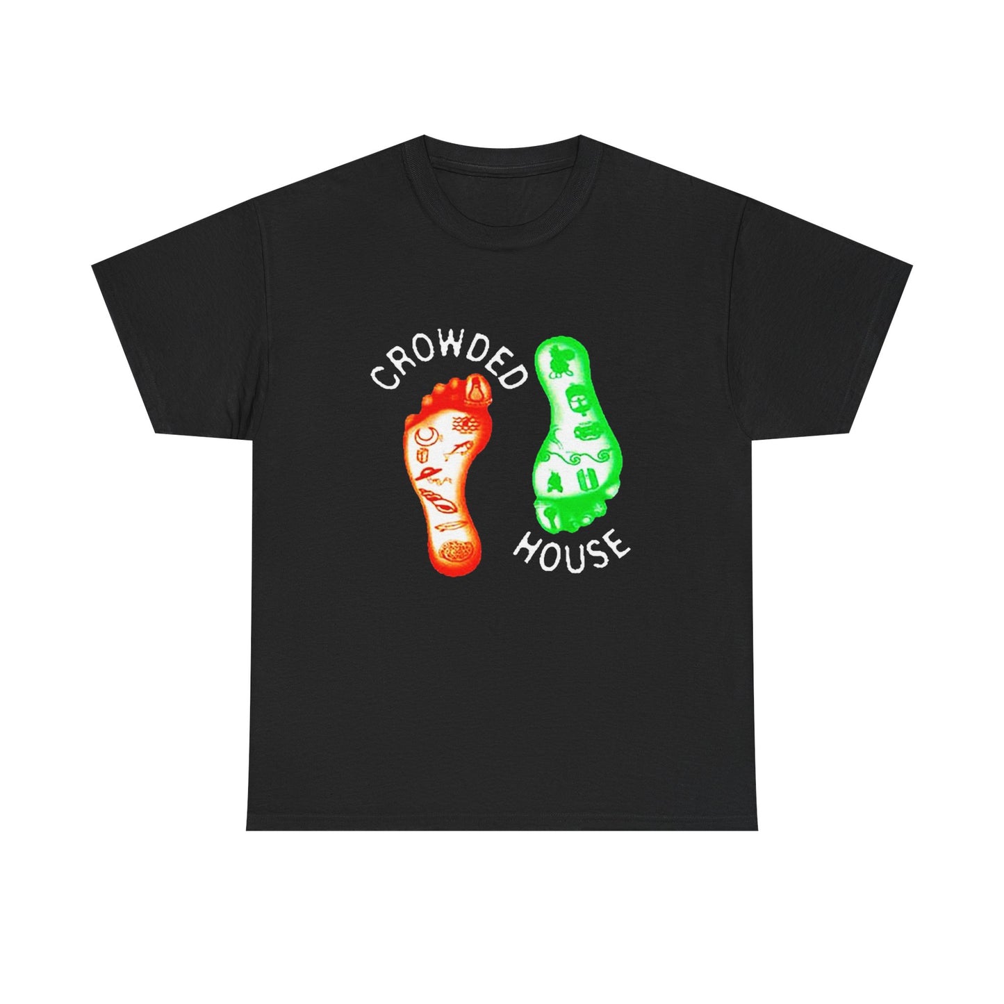 Crowded House Album Cover Graphic T Shirt NEW Unisex Heavy Cotton Tee