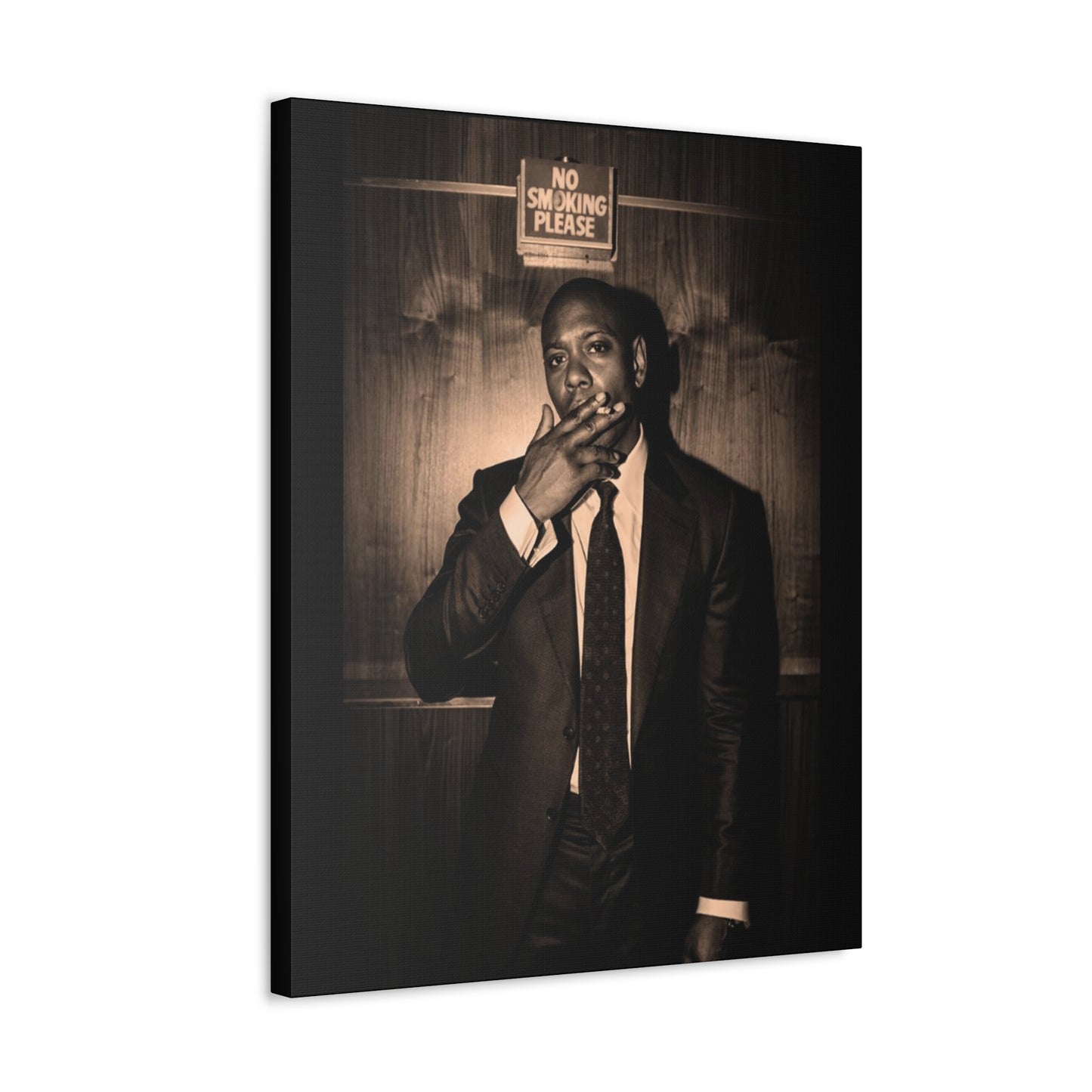 Dave Chappelle Portrait Framed Stretched Canvas READY TO DISPLAY