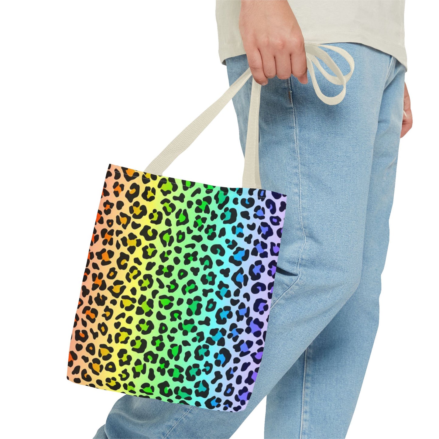 Rainbow Cheetah All Over Print BRAND NEW Purse, Pocketbook,Travel Tote Bag